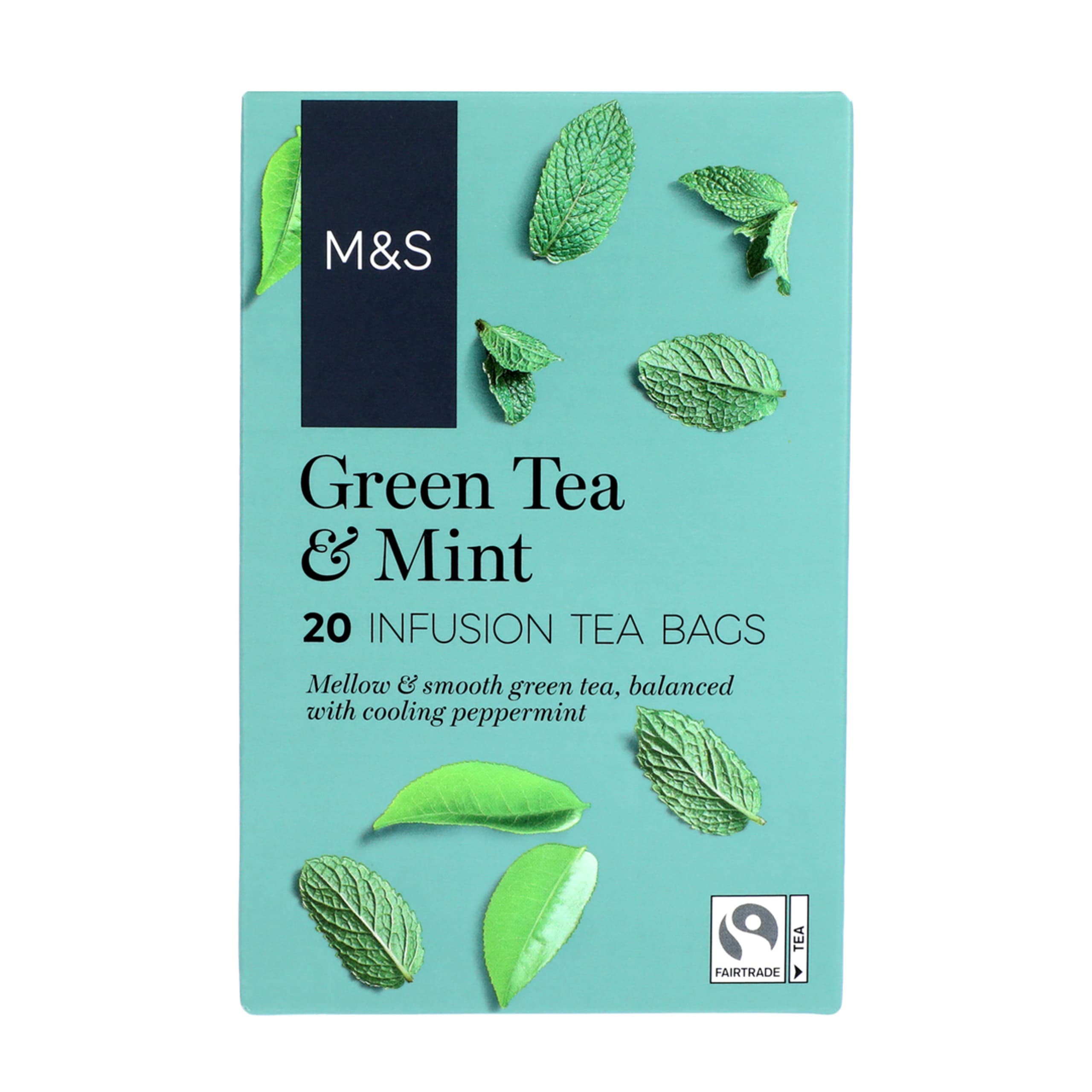 Green Tea and Mint Infusion Tea Bags 1 of 1