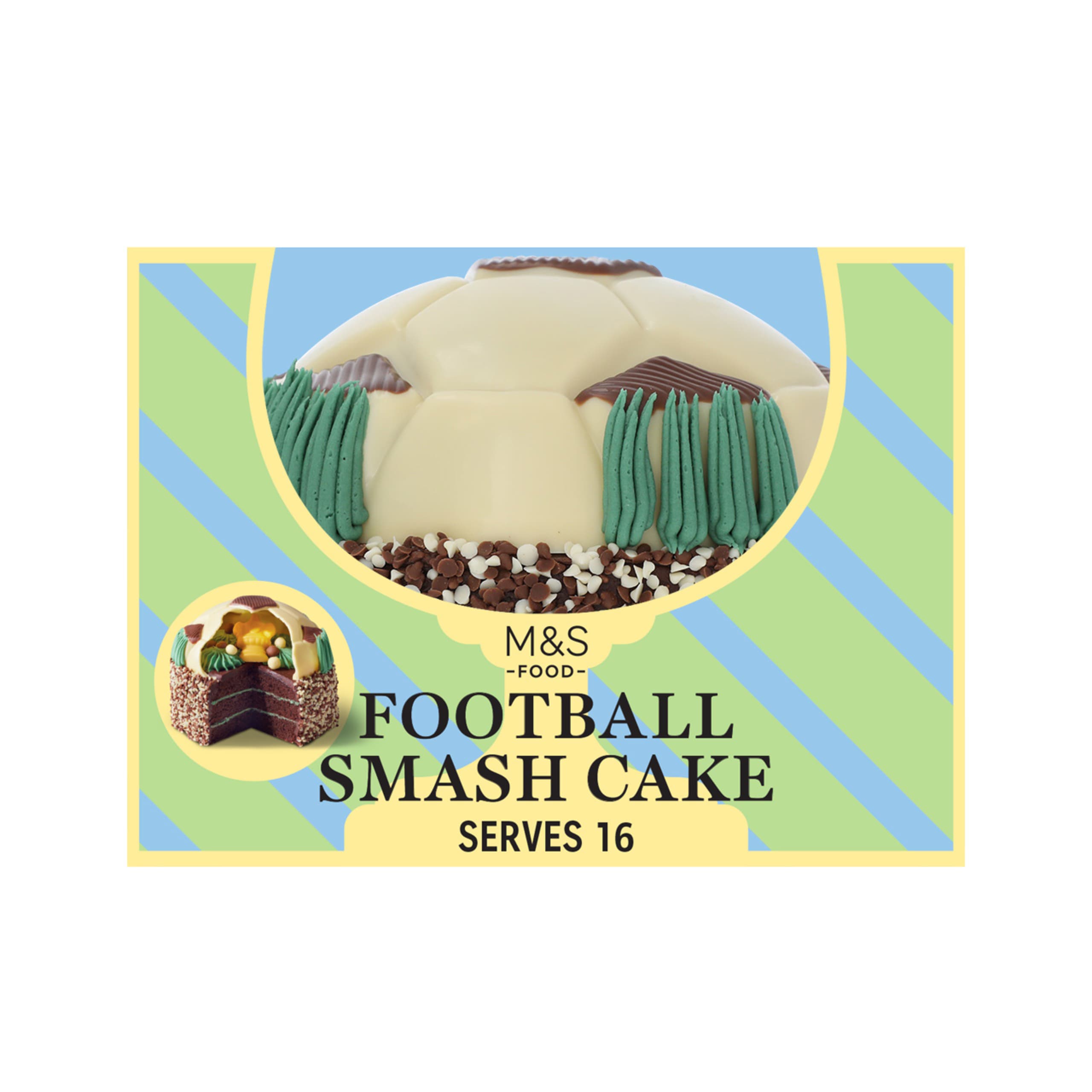 Football Smash Cake 1 of 1