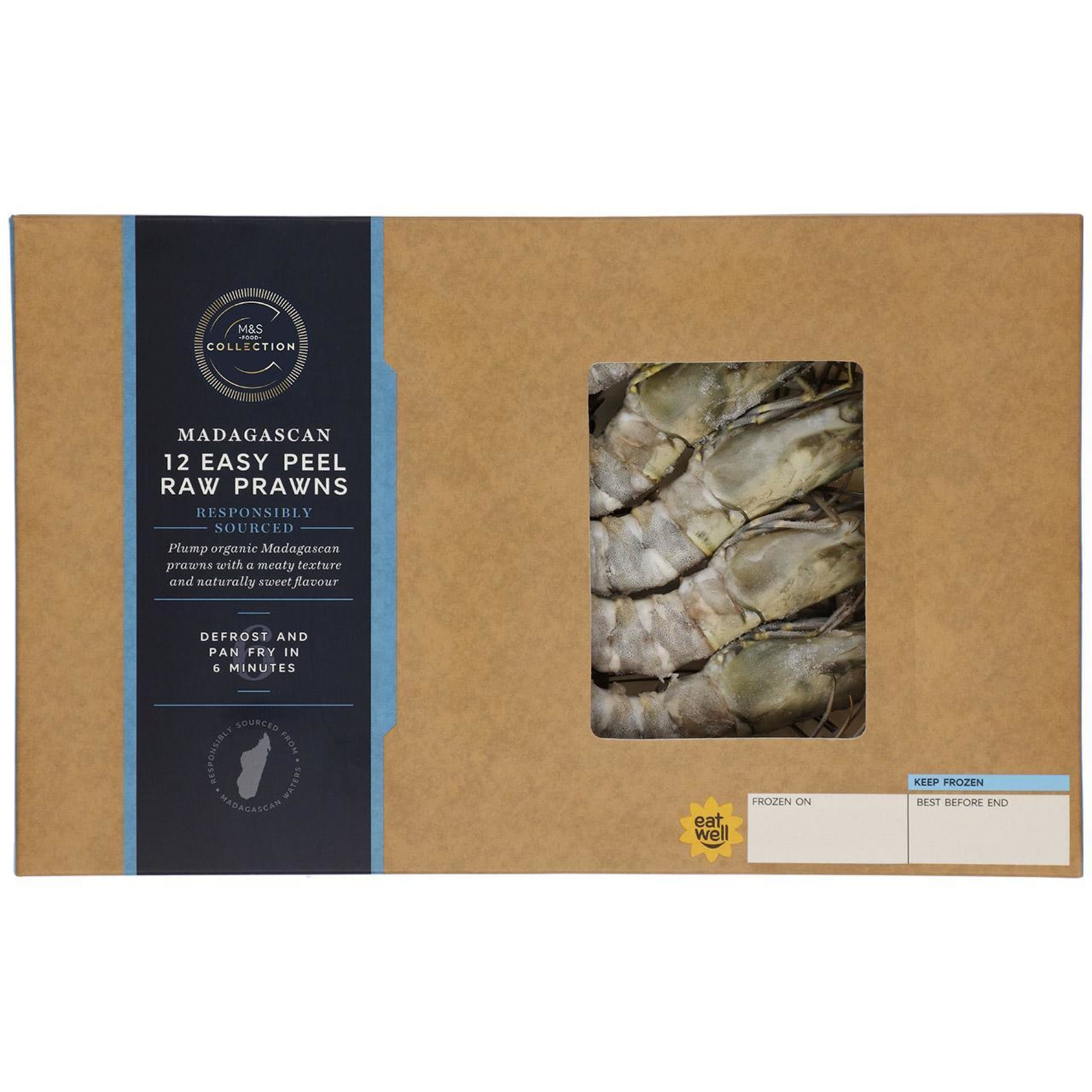 Collection 12 Madagascan Easy Peel Raw Prawns 1 of 2