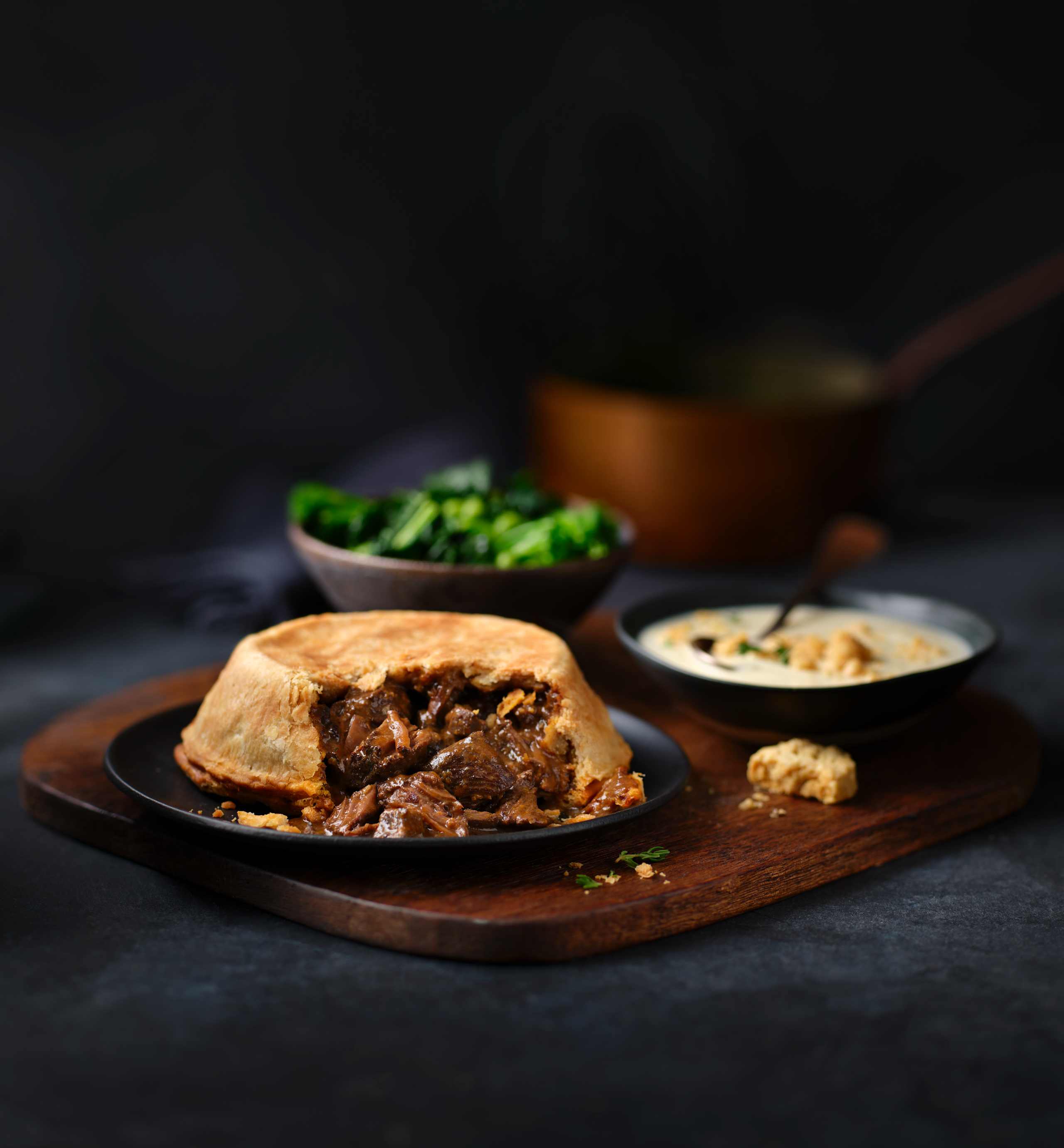 Gastropub Steak and Kidney Suet Crust Pie By Tom 2 of 2