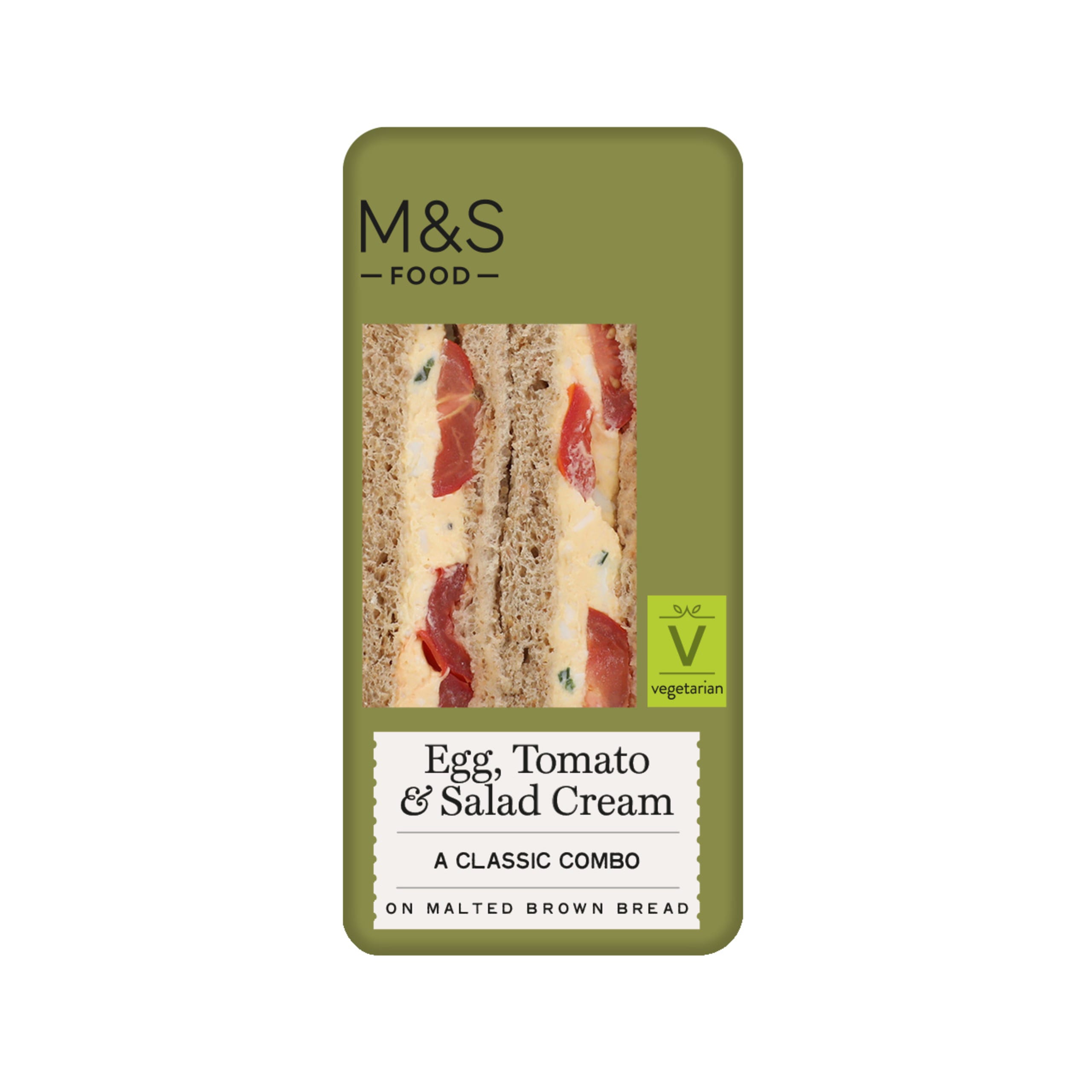 Egg, Tomato and Salad Cream Sandwich 1 of 1