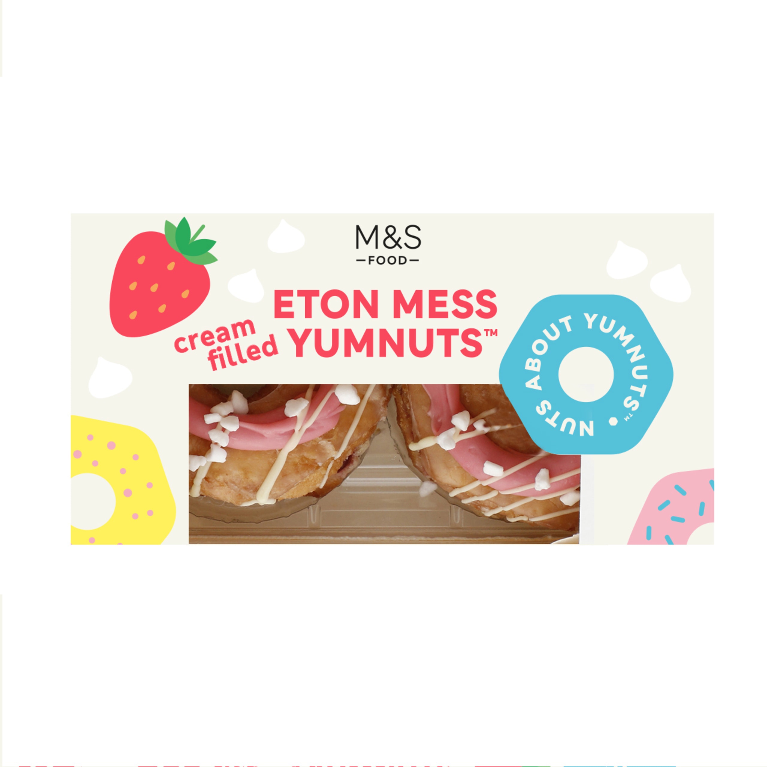 Cream Filled Eton Mess Yumnuts 1 of 2