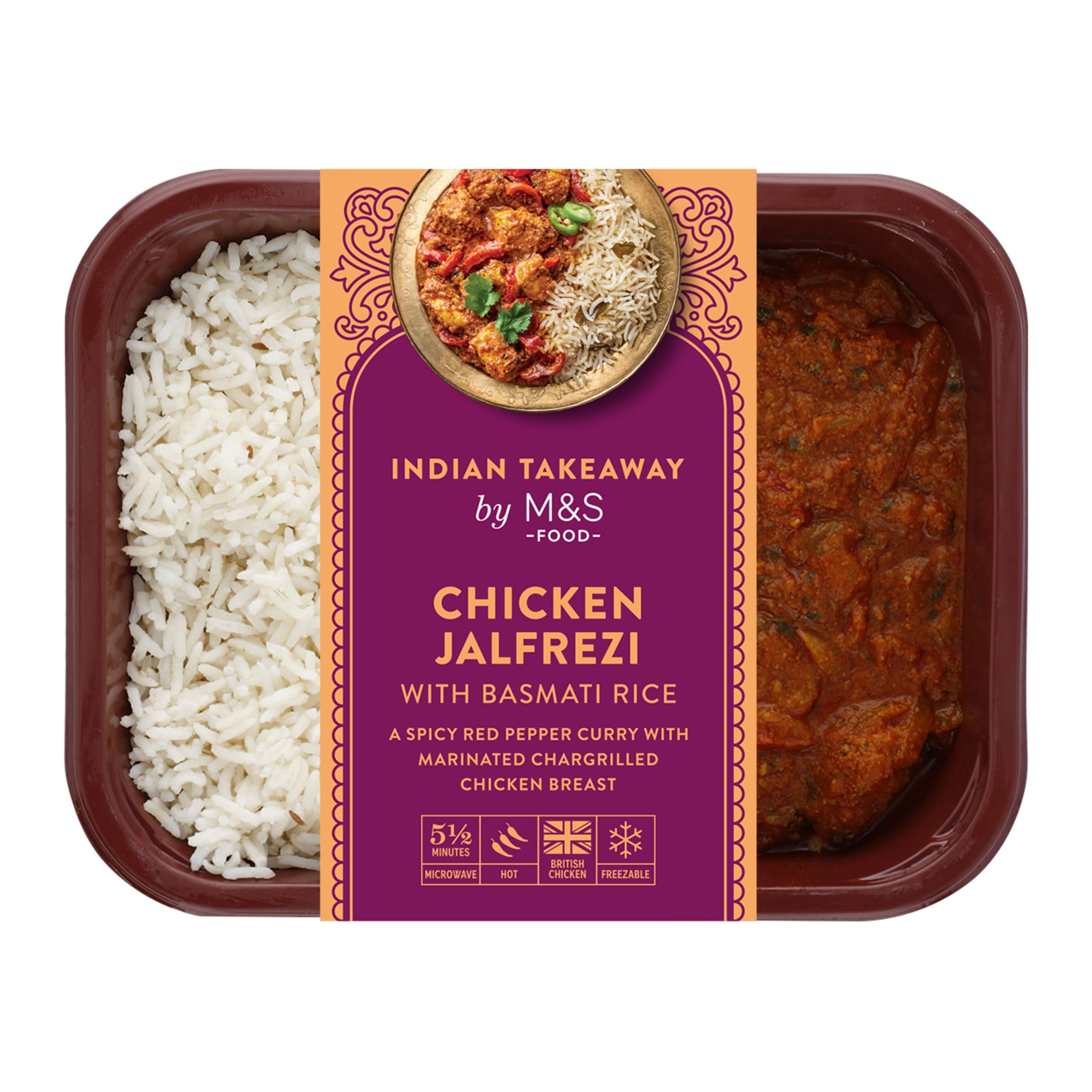 Chicken Jalfrezi and Basmati Rice 1 of 1