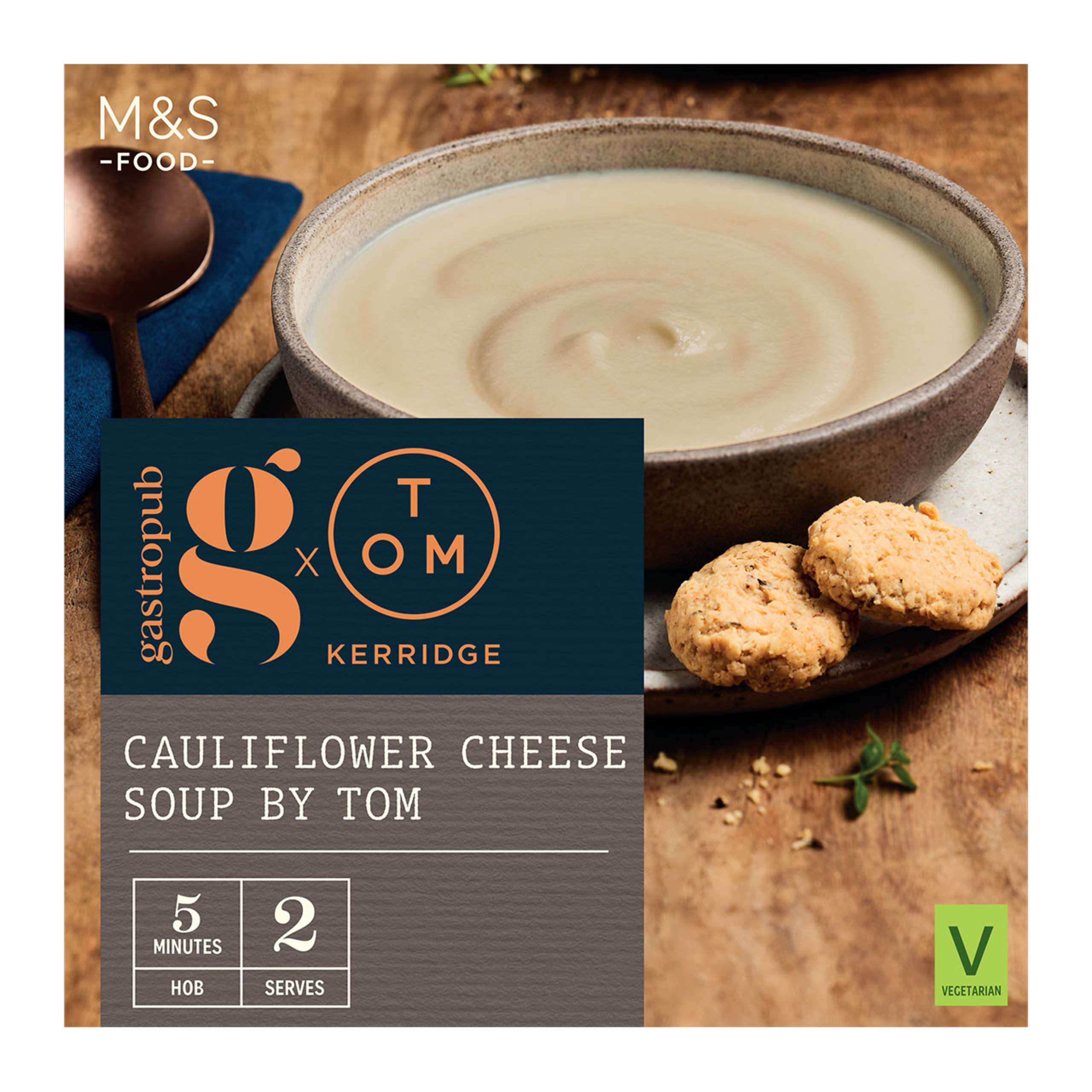 Gastropub Cauliflower Cheese Soup by Tom 1 of 2