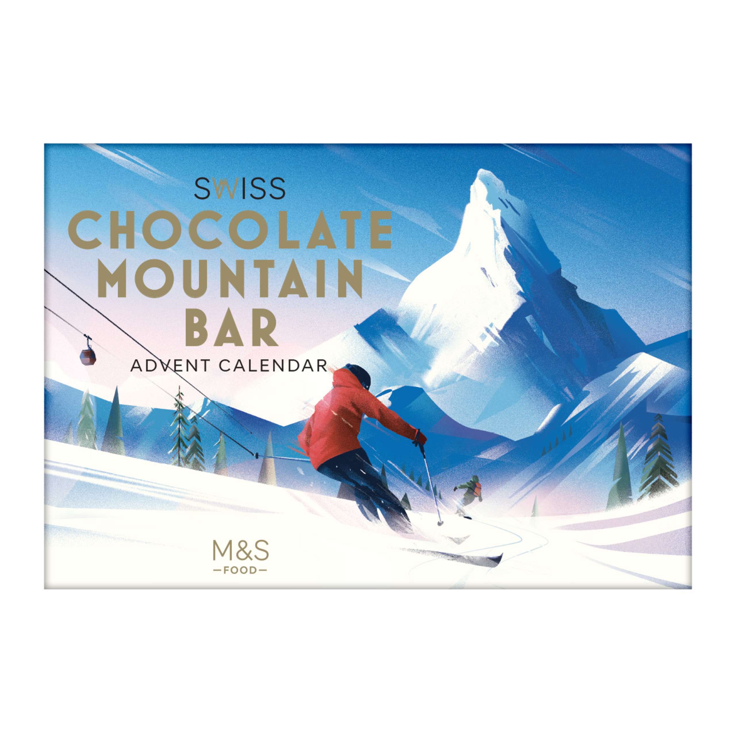 Swiss Chocolate Mountain Bar Advent Calendar 1 of 1
