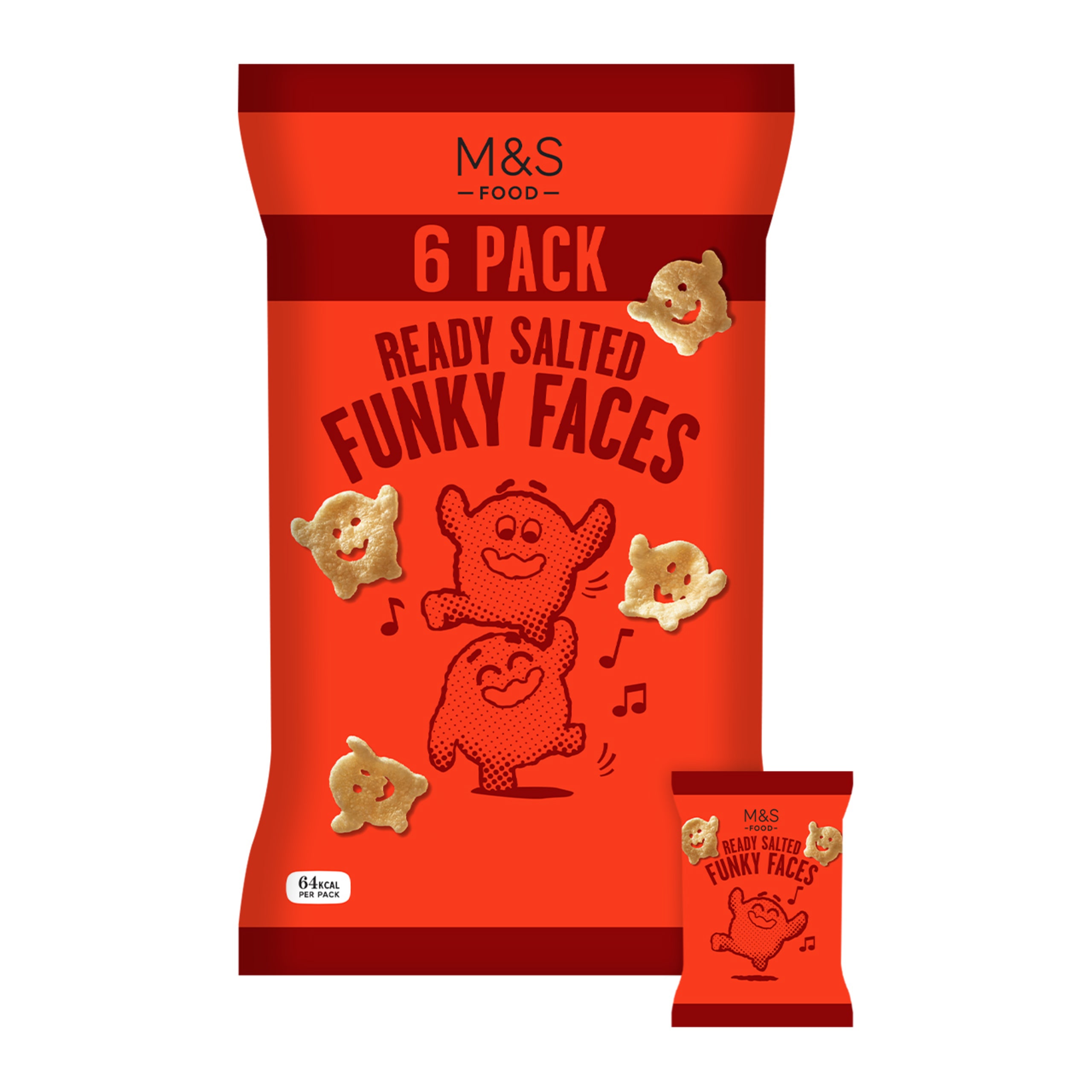 Ready Salted Funky Faces 1 of 2