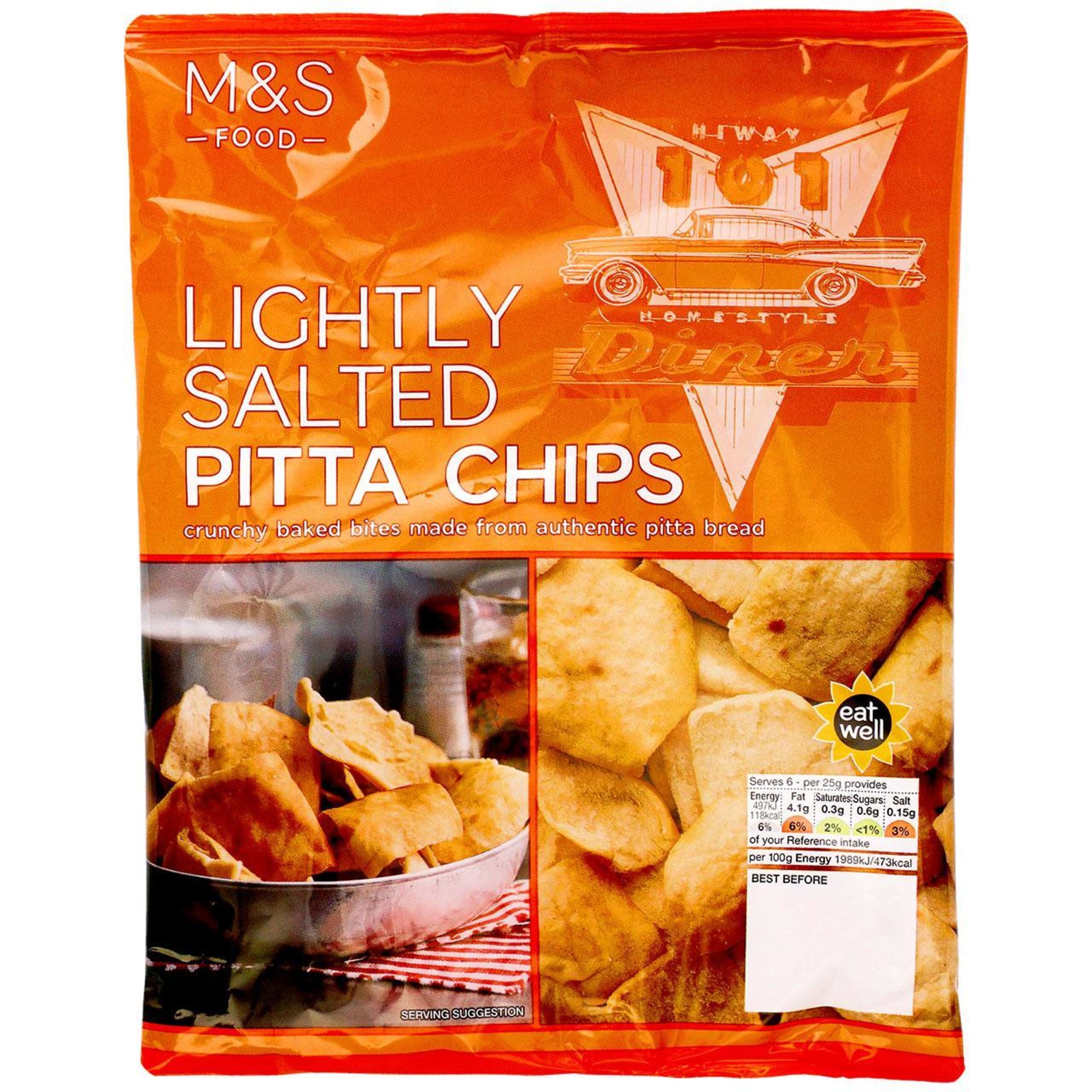 Lightly Salted Pitta Chips 1 of 1