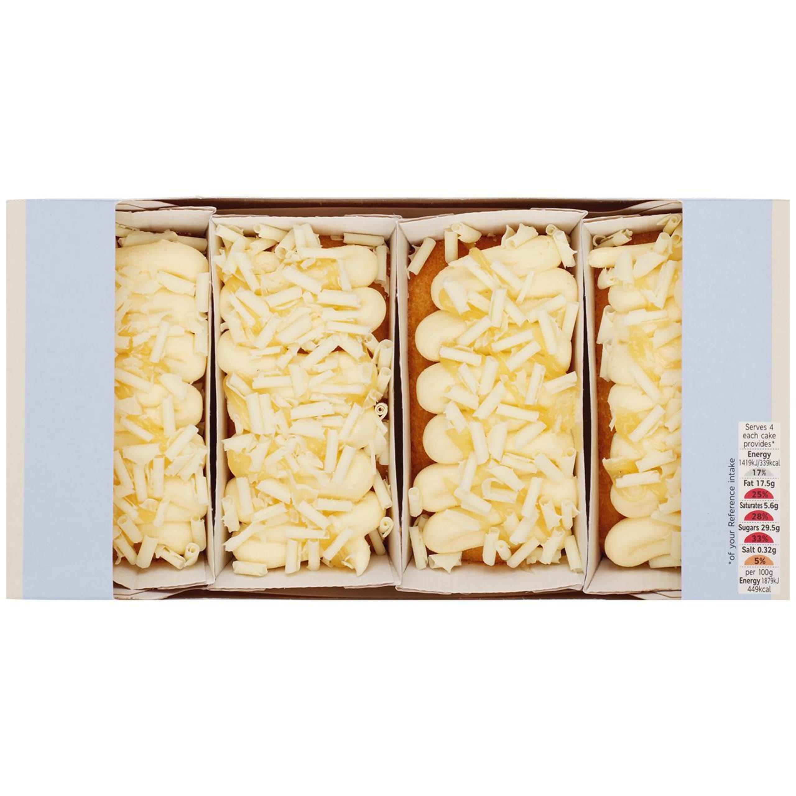 4 Mini Lemon Loaf Cakes 1 of 1