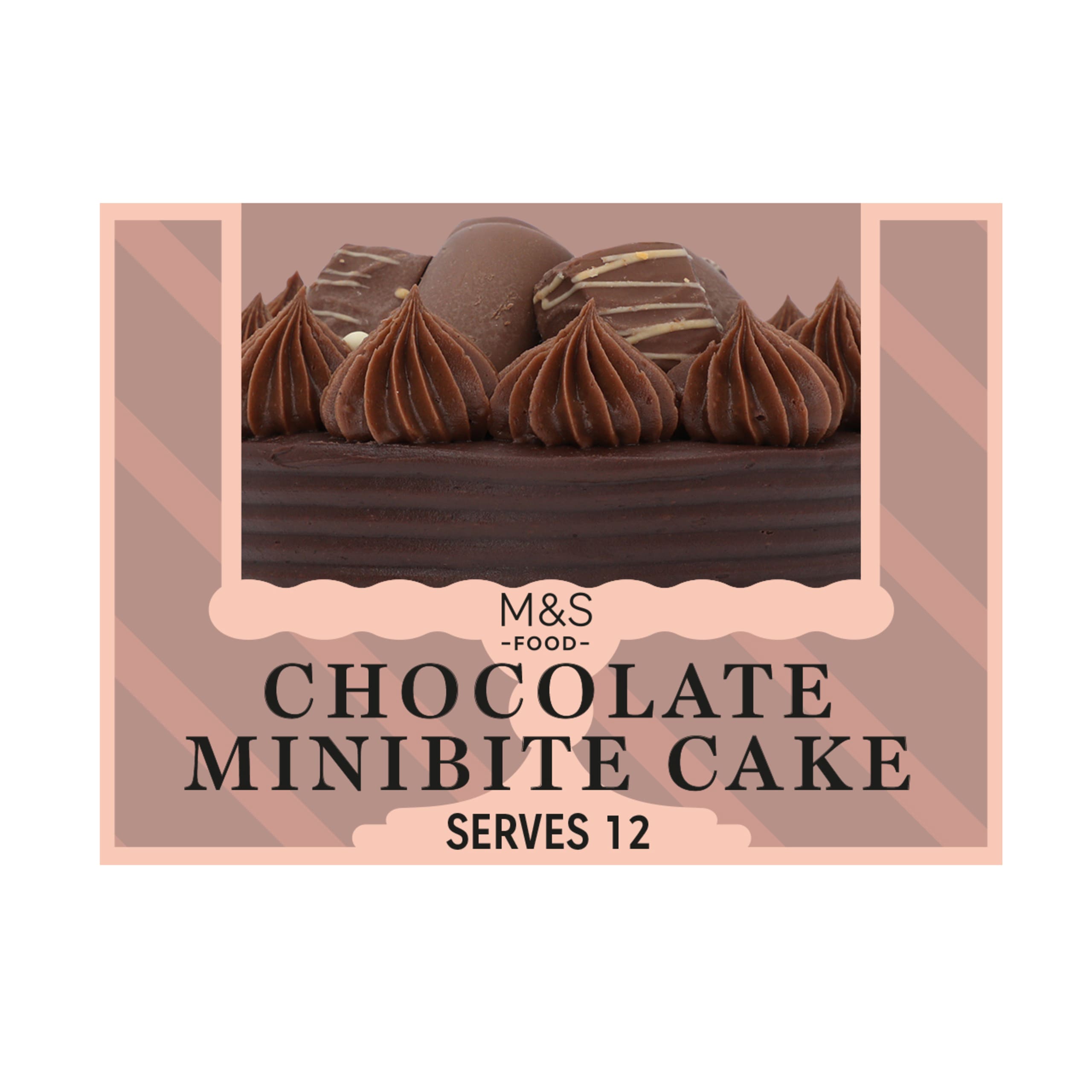 Chocolate Minibite Cake 1 of 3