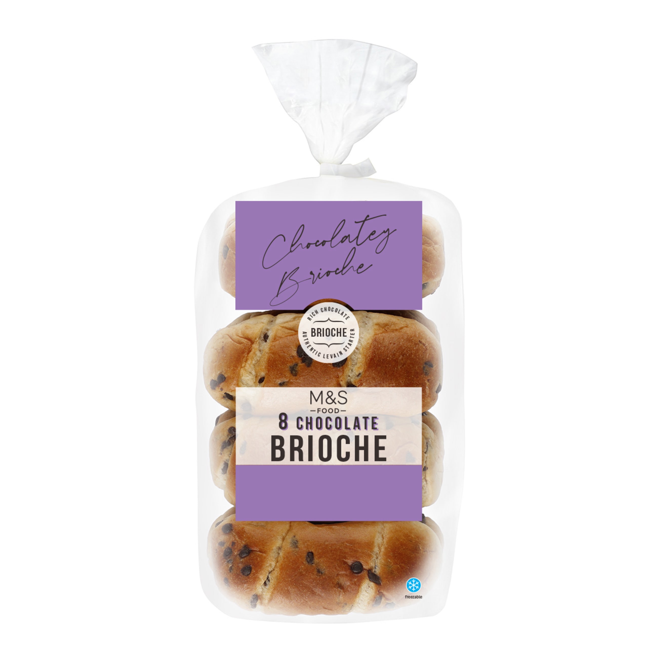 8 Chocolate Chip Brioche Rolls 1 of 1