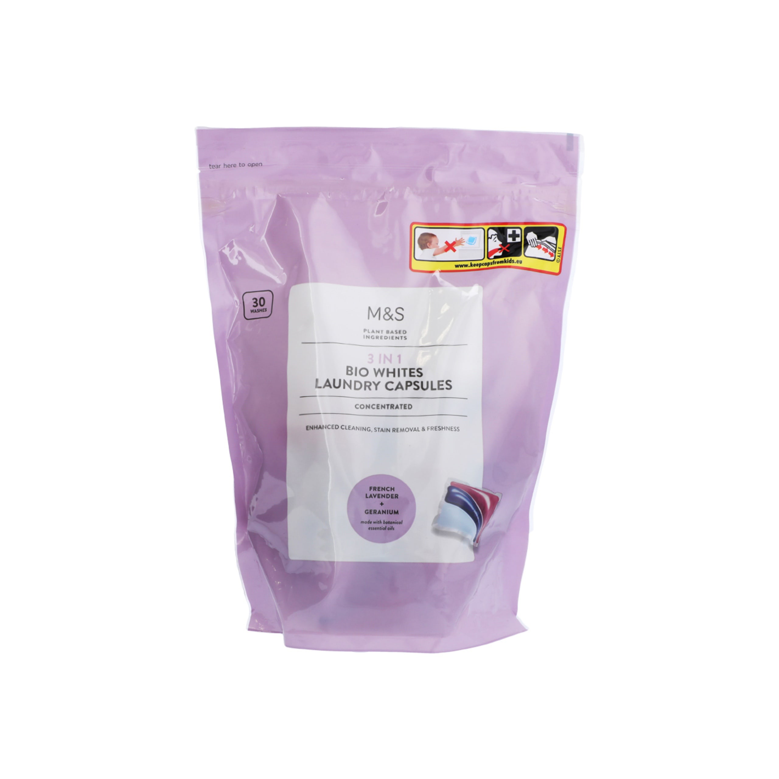 3 In 1 Bio Whites Laundry Capsules 1 of 1