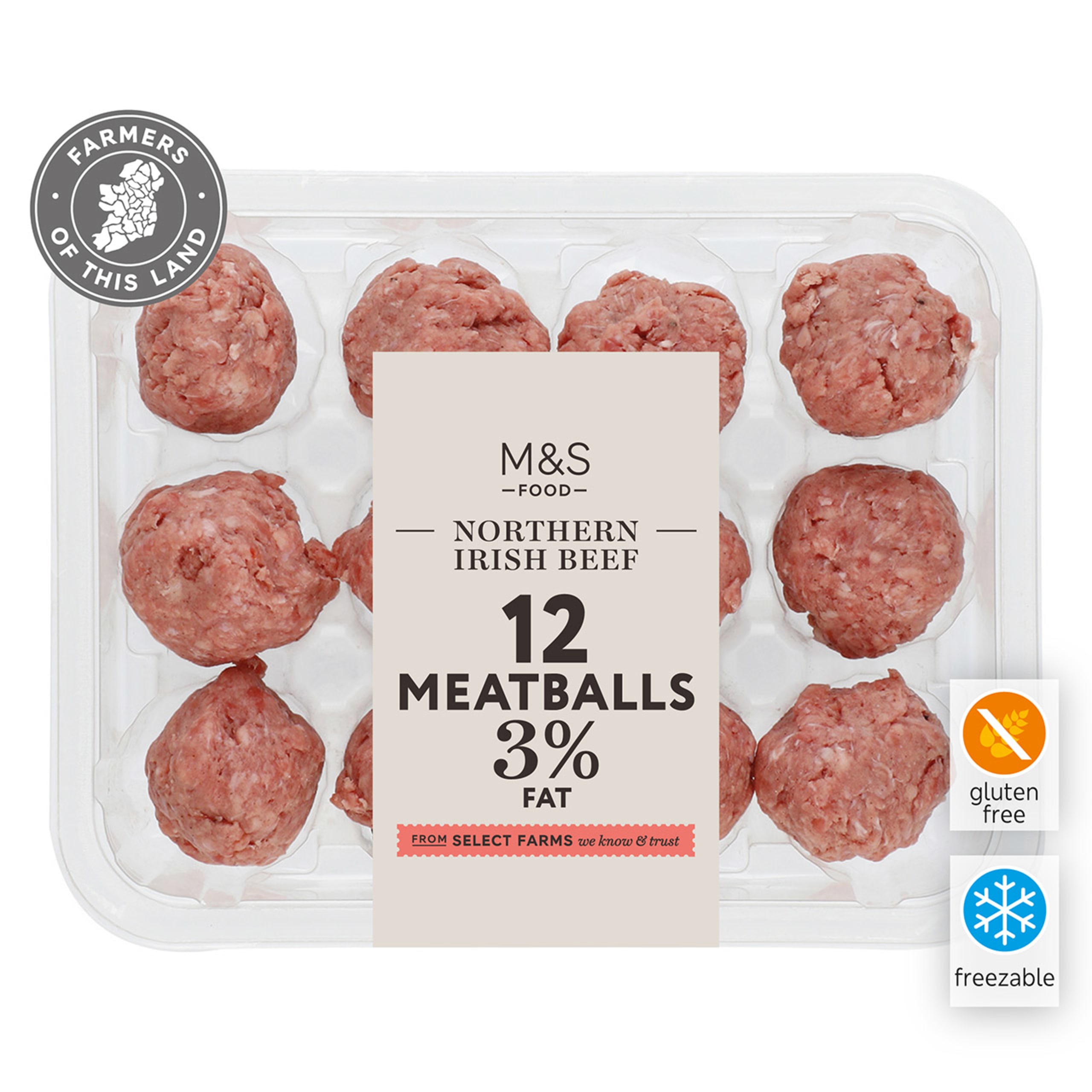 Northern Irish Beef Meatballs 3% Fat 1 of 1