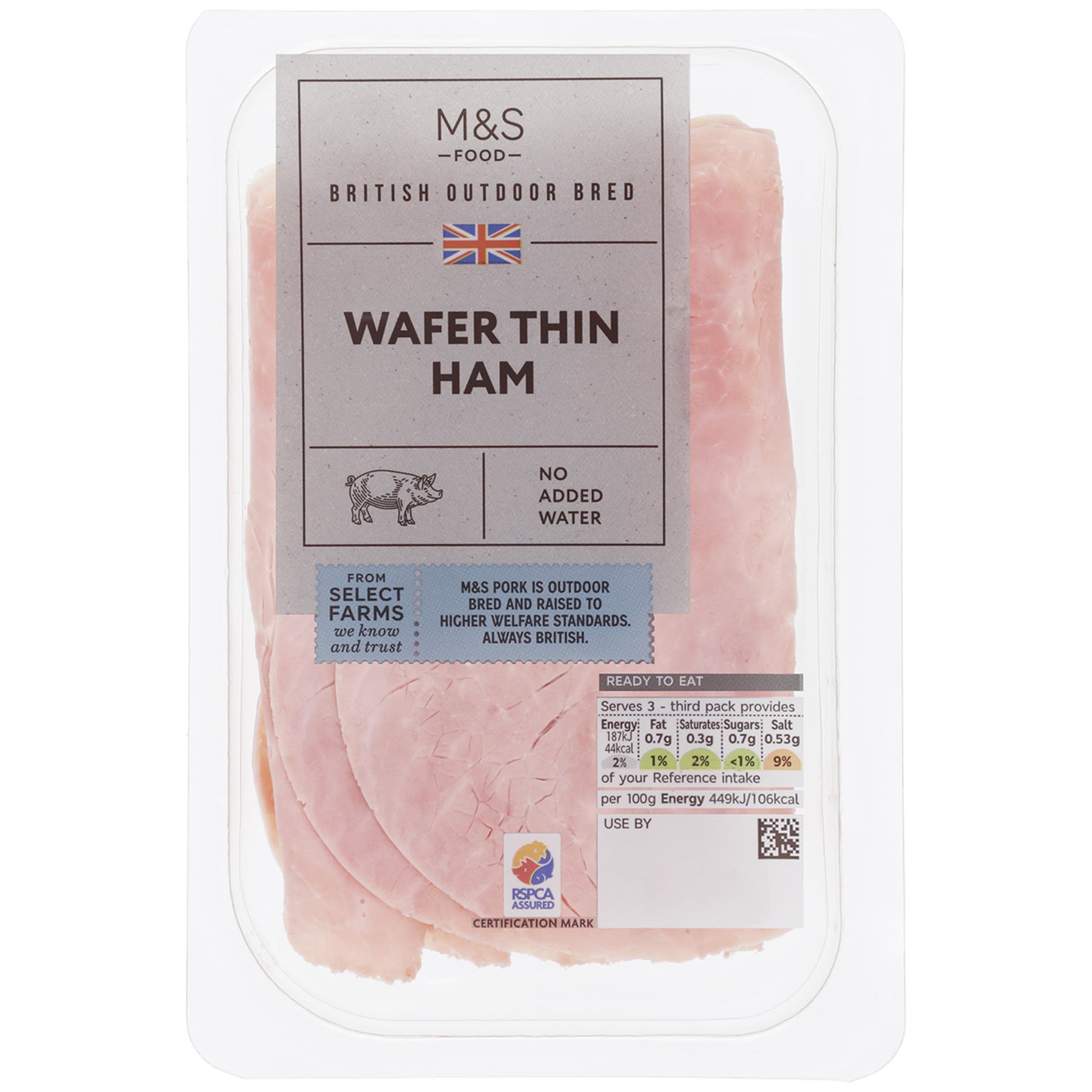 British Outdoor-Bred Wafer-Thin Ham 1 of 1