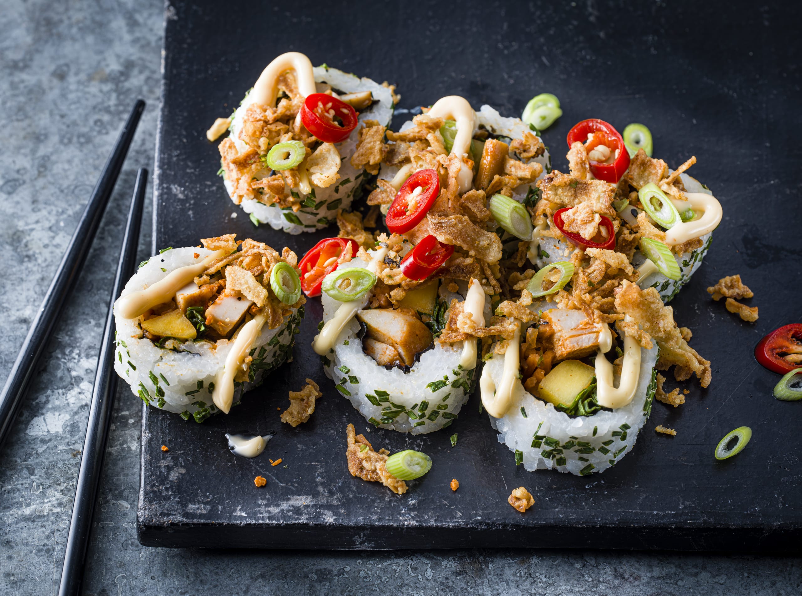 Korean Style Chicken Dragon Roll 2 of 2
