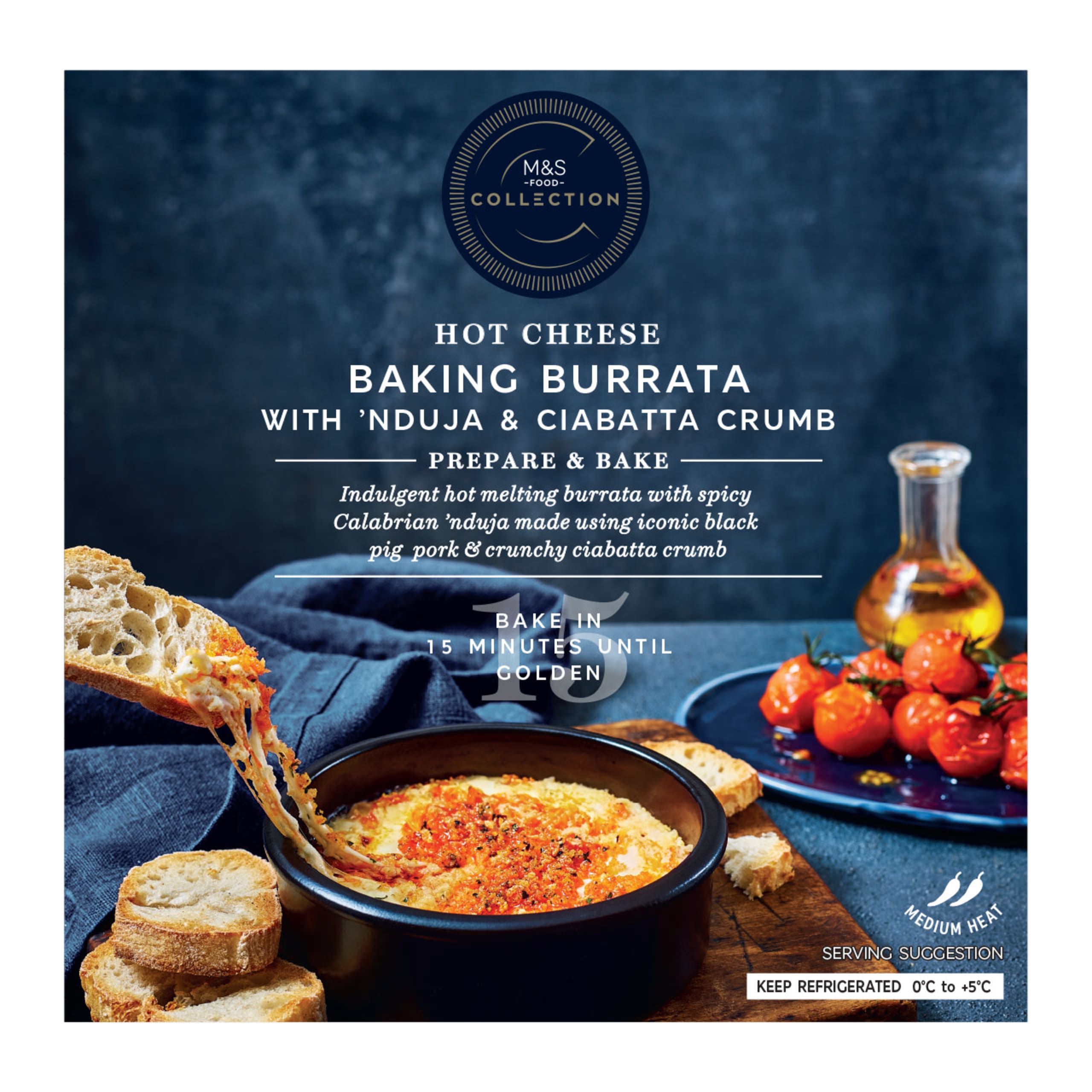 Baking Burrata with Nduja and Ciabatta Crumb 1 of 1