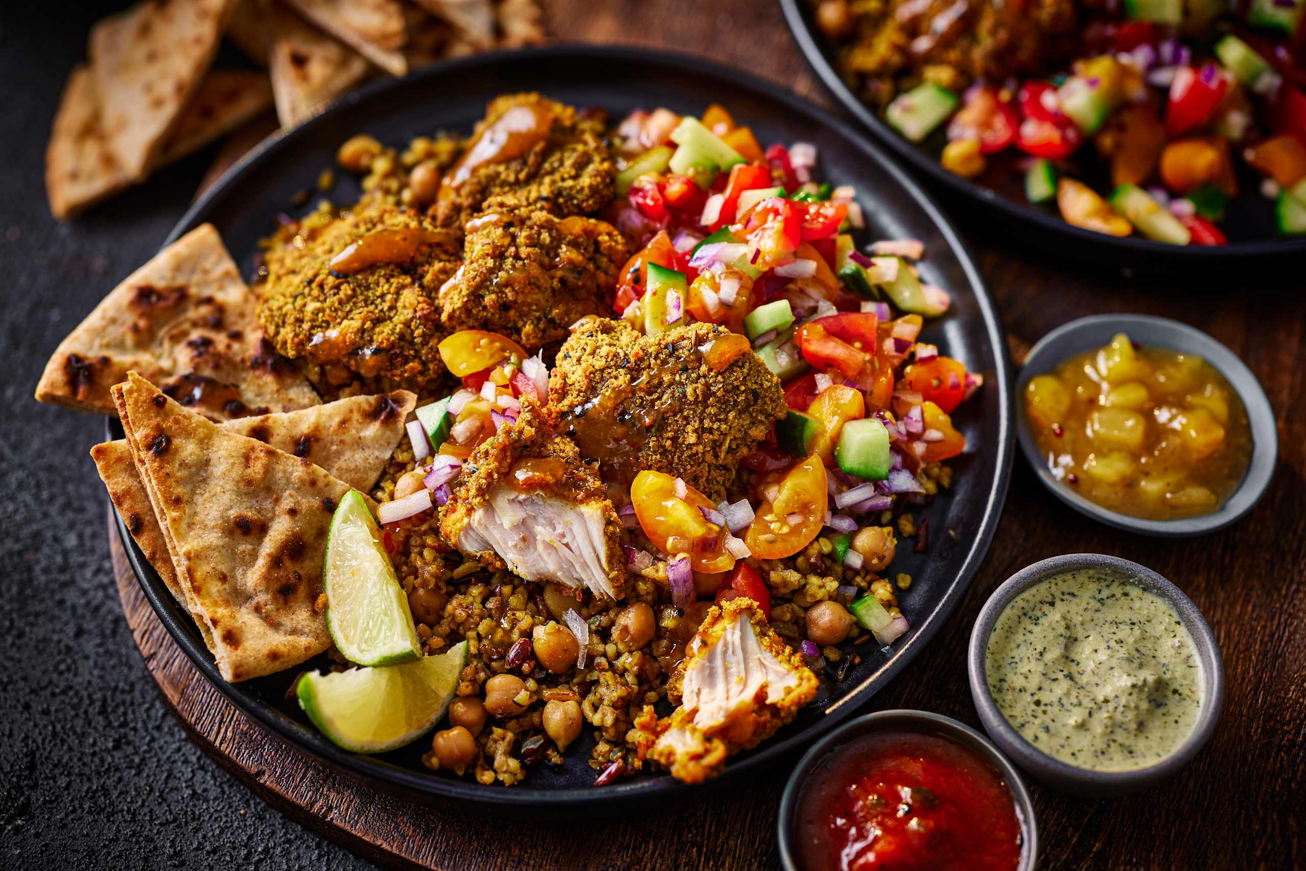 Masala Chicken Bites with Mango Chutney Drizzle 3 of 3