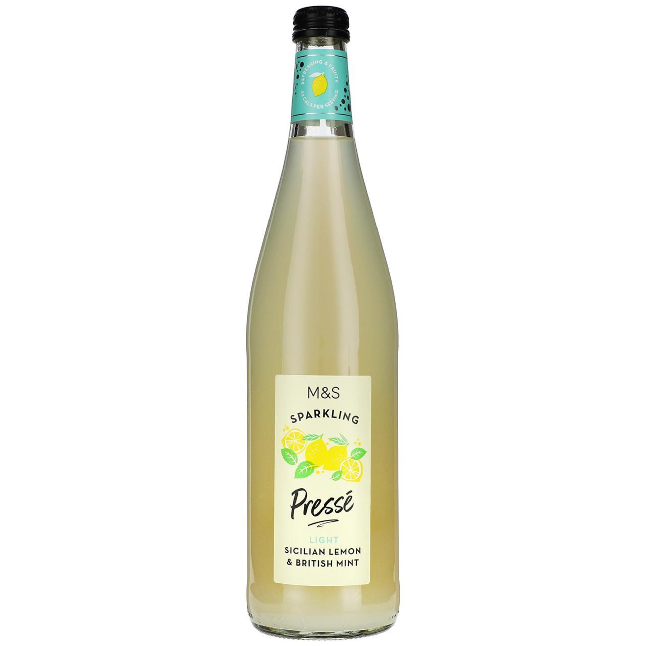 Light Sicilian Lemon and British Mint Sparkling Pressé 1 of 1