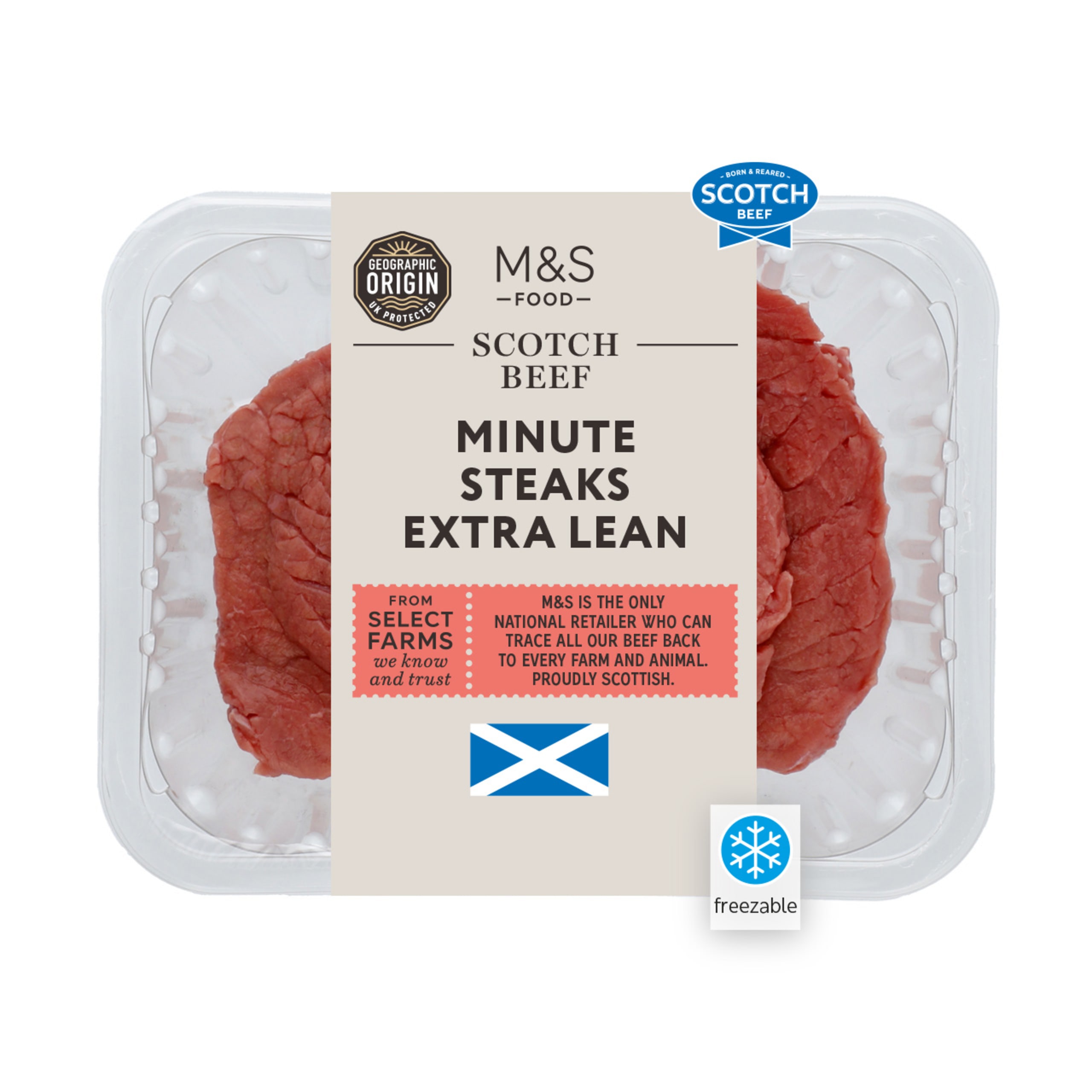Scotch Beef Extra Lean Minute Steaks 1 of 1