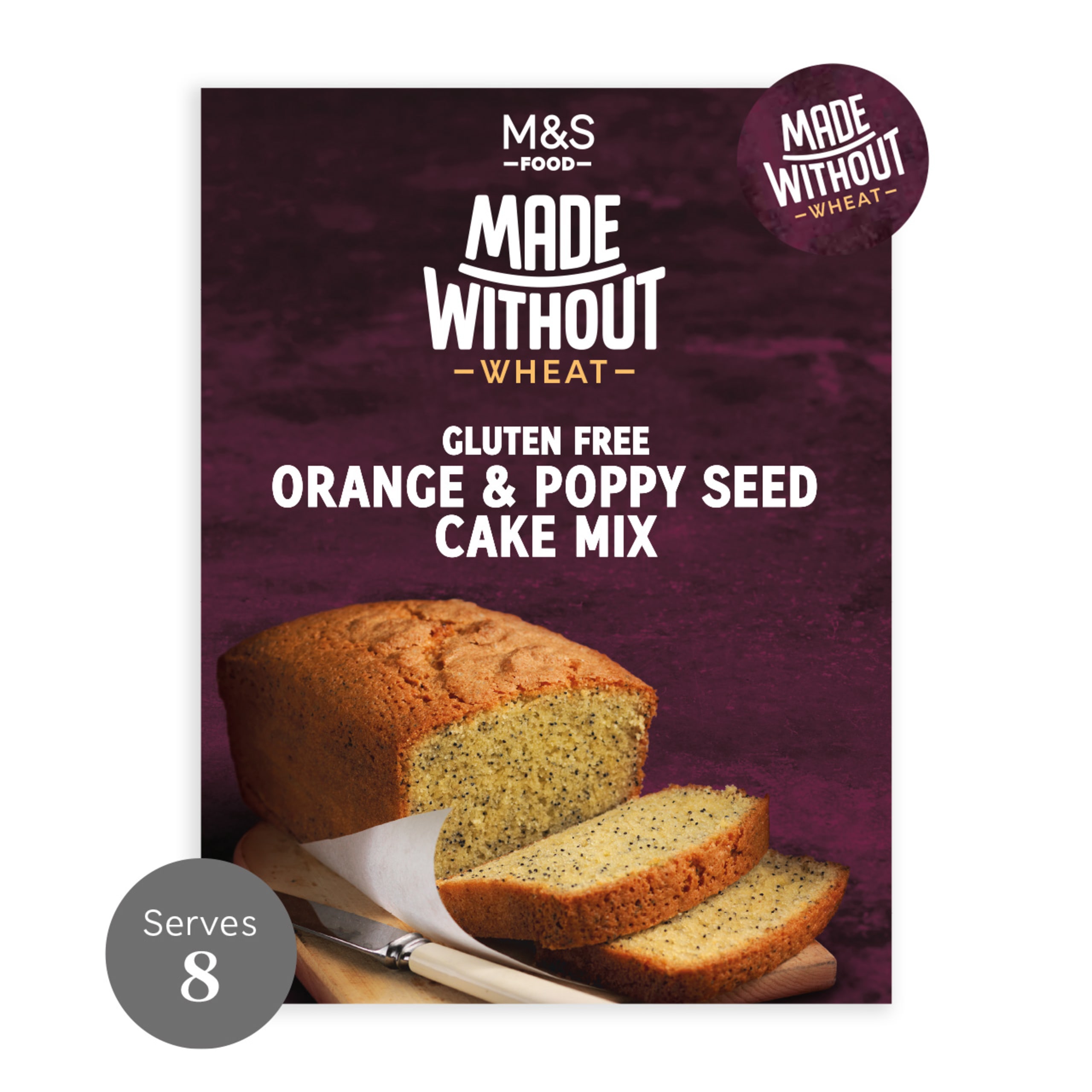 Made Without Wheat Gluten Free Orange & Poppy Seed Cake Mix 1 of 2