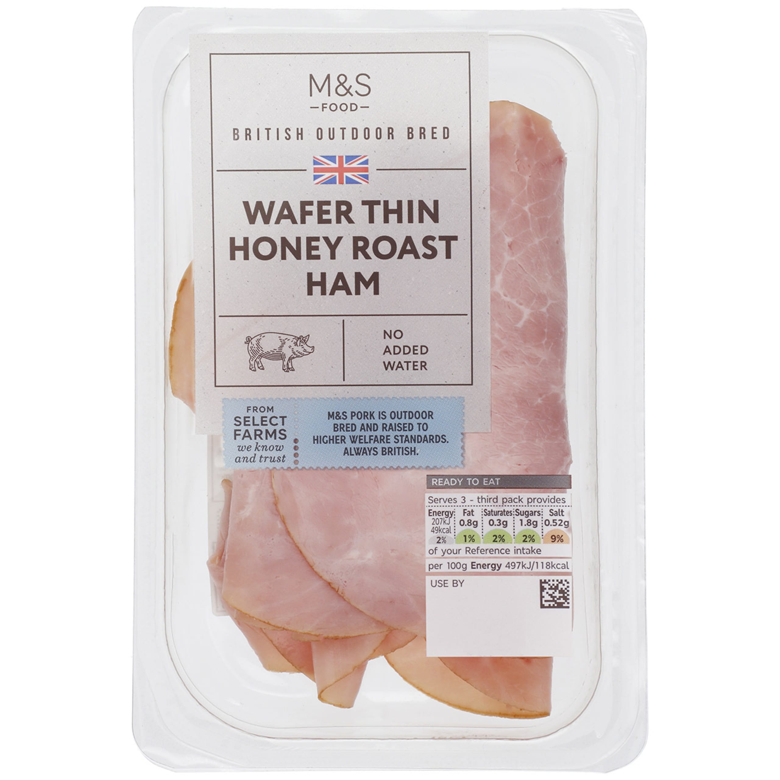 British Wafer-Thin Honey-Roast Ham 1 of 1