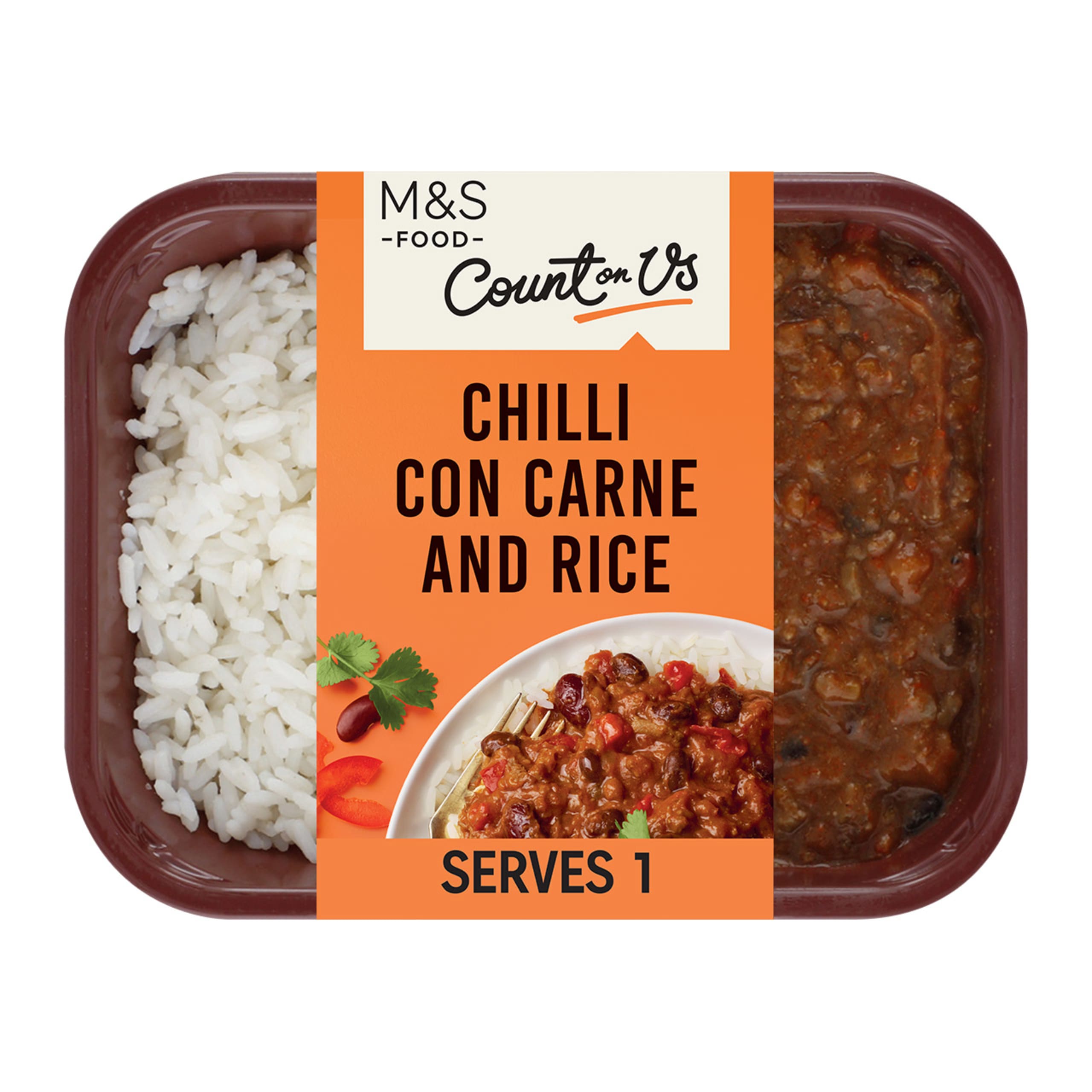 Count On Us Chilli Con Carne and Rice 1 of 1