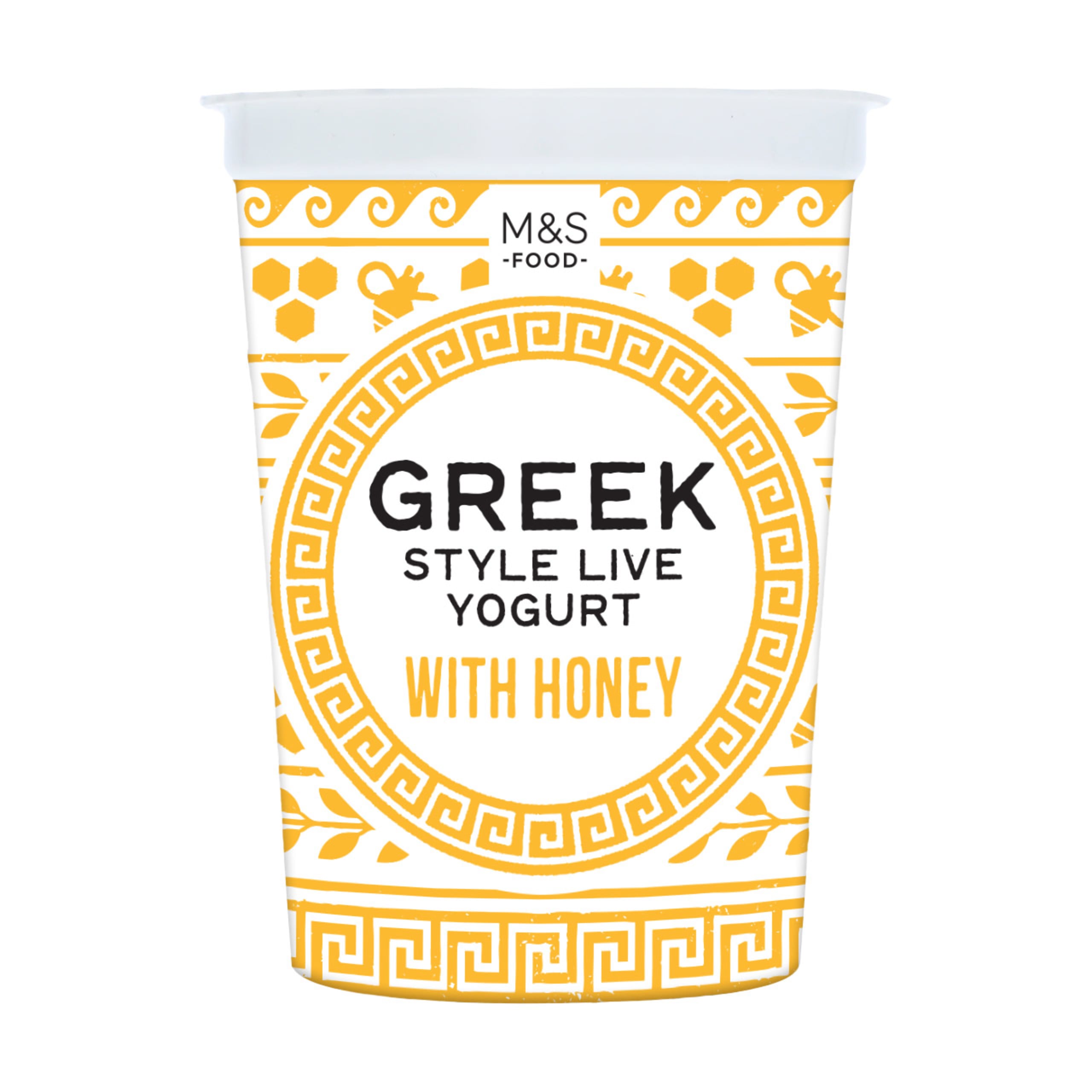 Greek Style Live Yogurt with Honey 1 of 2