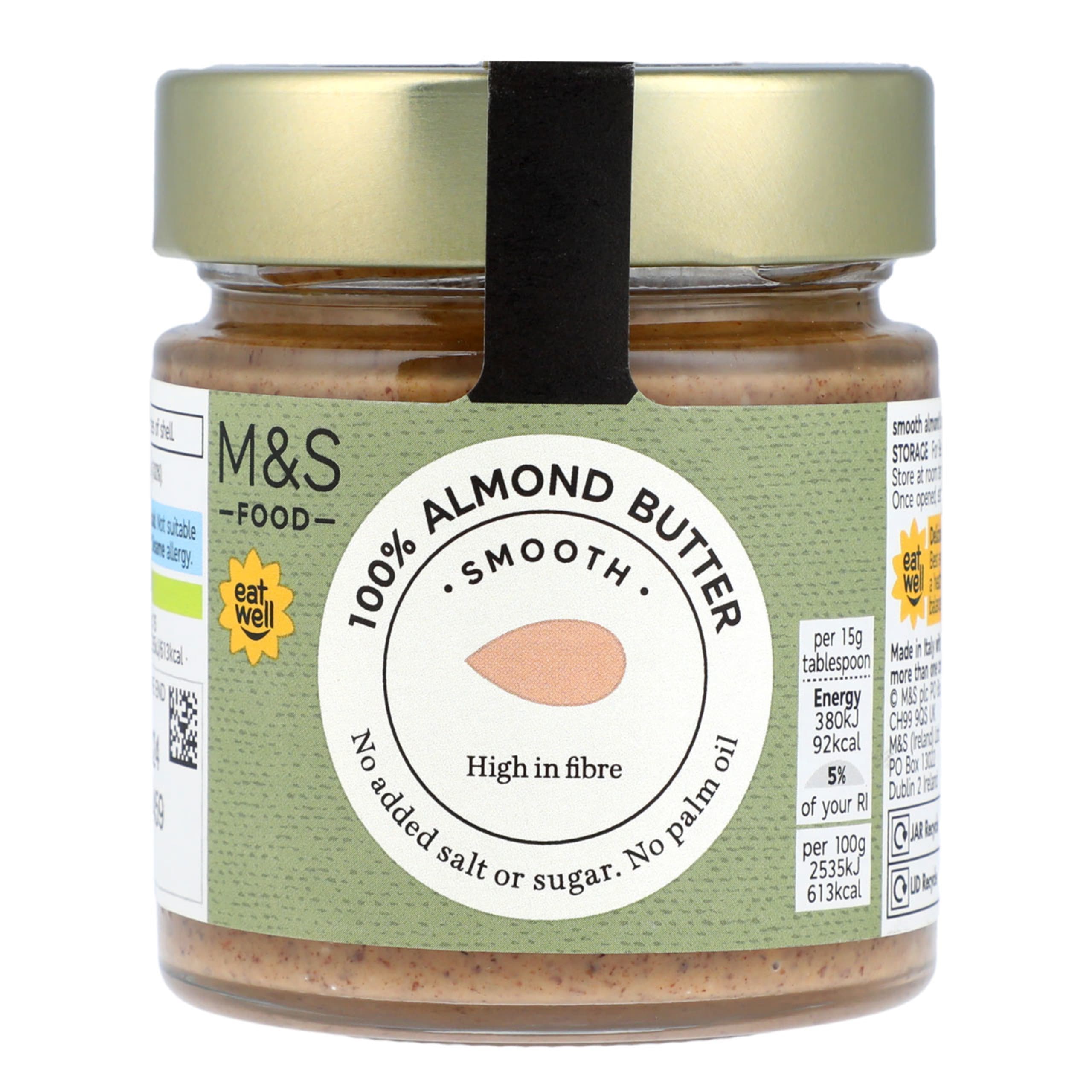 100% Smooth Almond Butter 1 of 1
