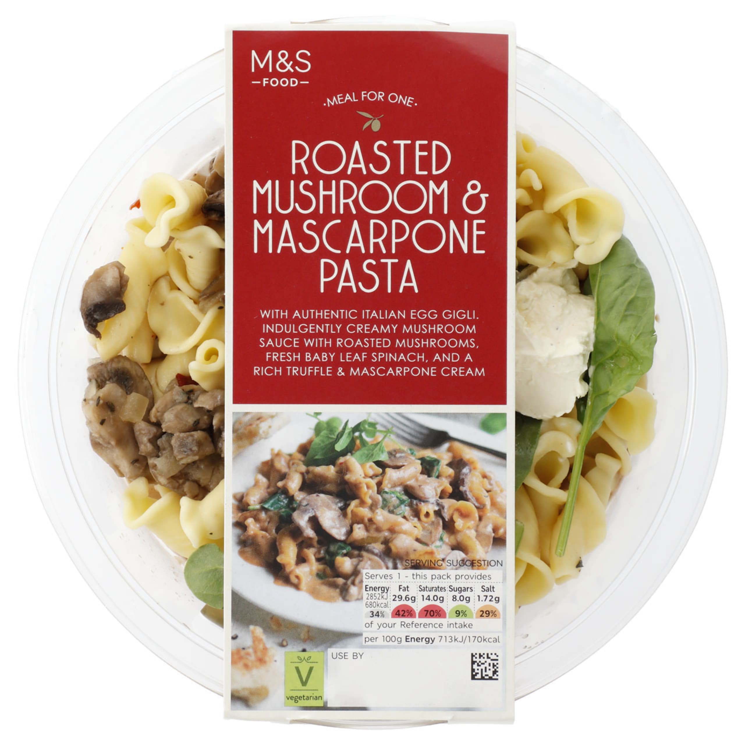 Roasted Mushroom and Mascarpone Pasta 1 of 1
