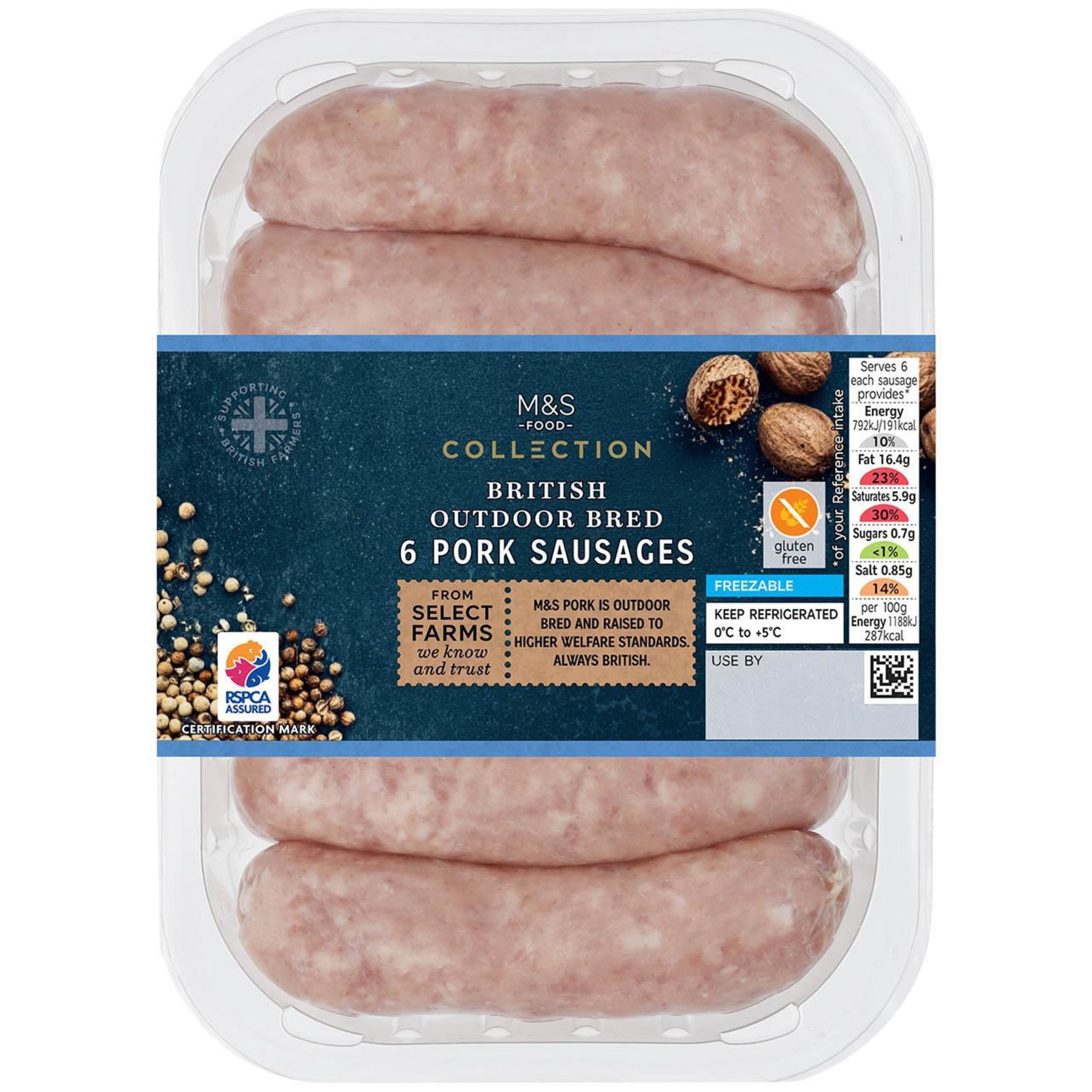 Collection British Outdoor Bred Pork Sausages 1 of 1