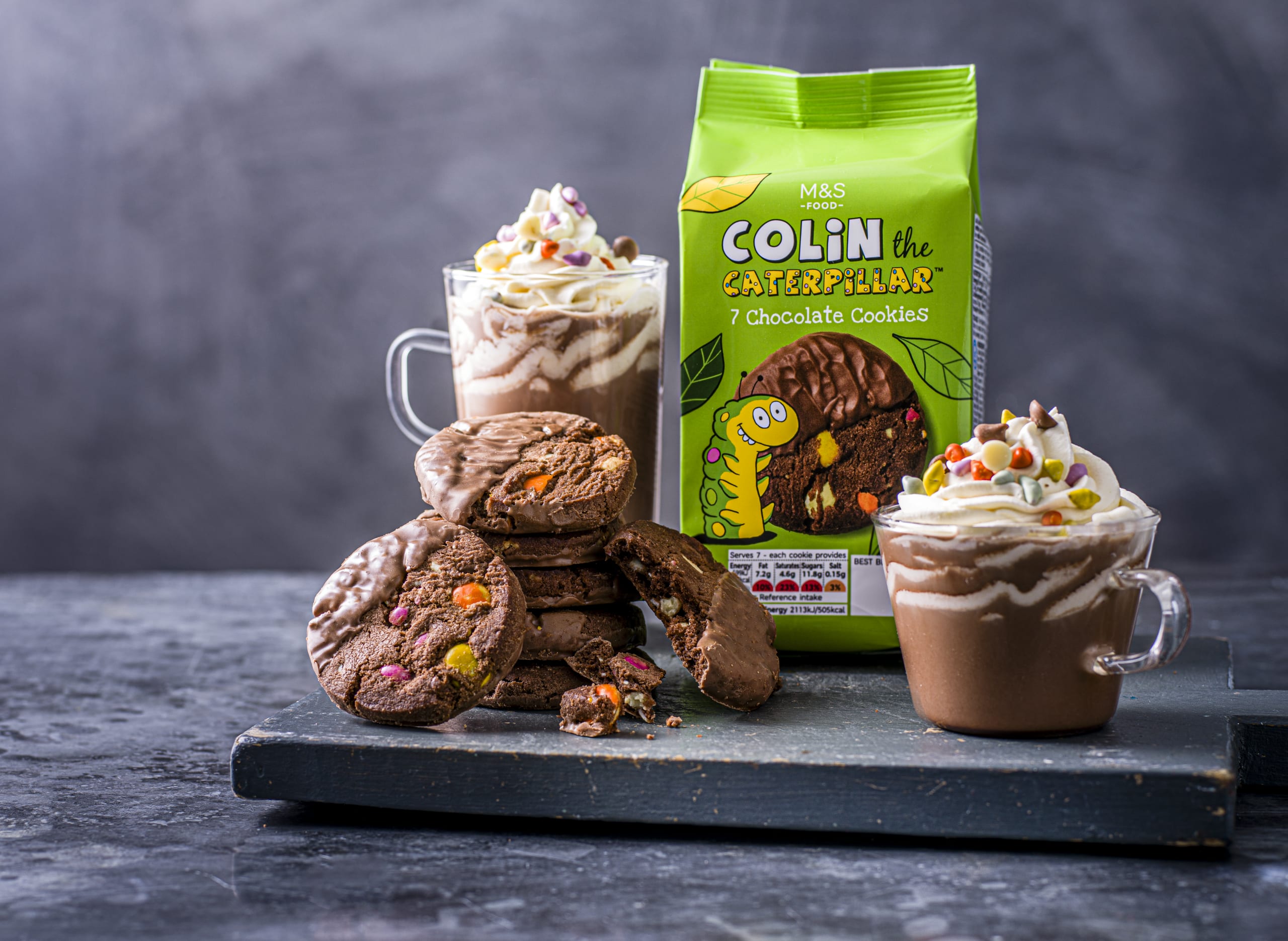 Colin the Caterpillar Chocolate Cookies 2 of 2