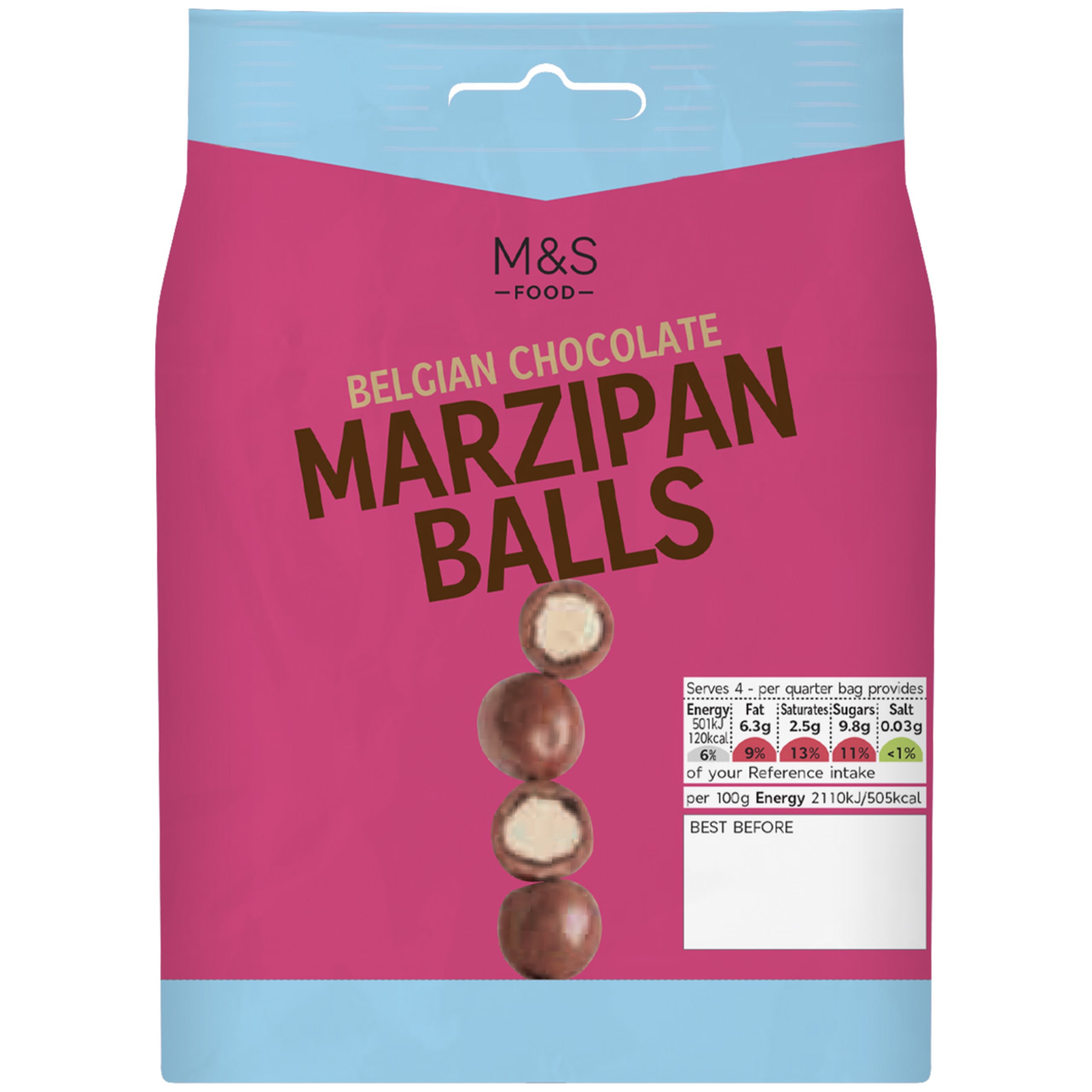 Belgian Chocolate Marzipan Balls 1 of 1