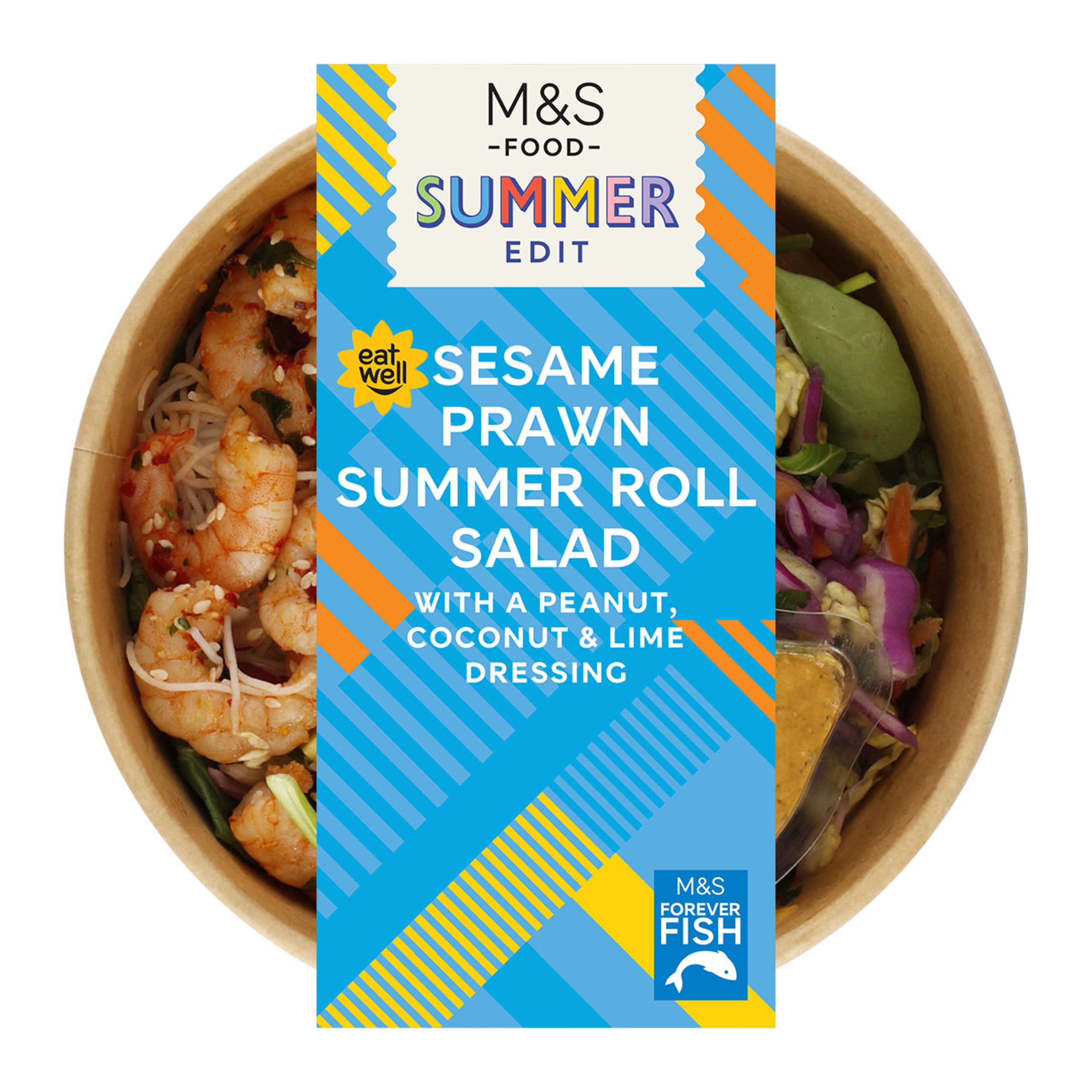 Sesame Prawn Summer Roll Salad 1 of 2