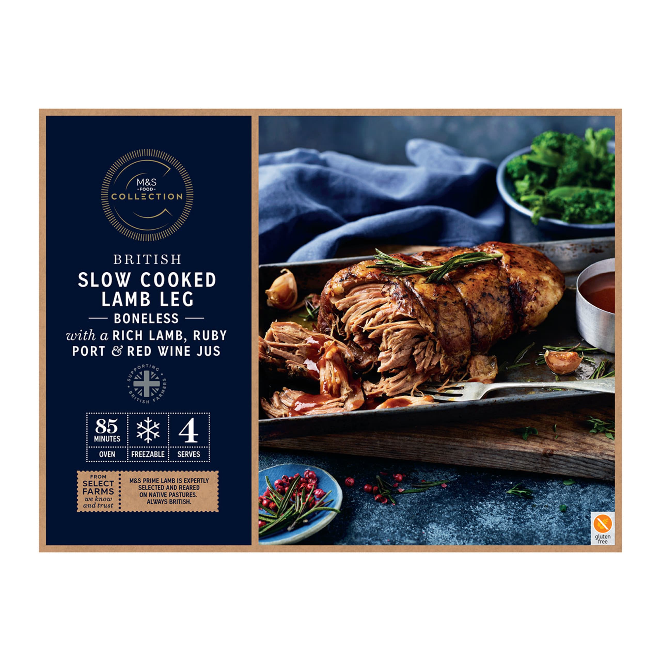 Collection British Slow Cooked Lamb Leg 1 of 1