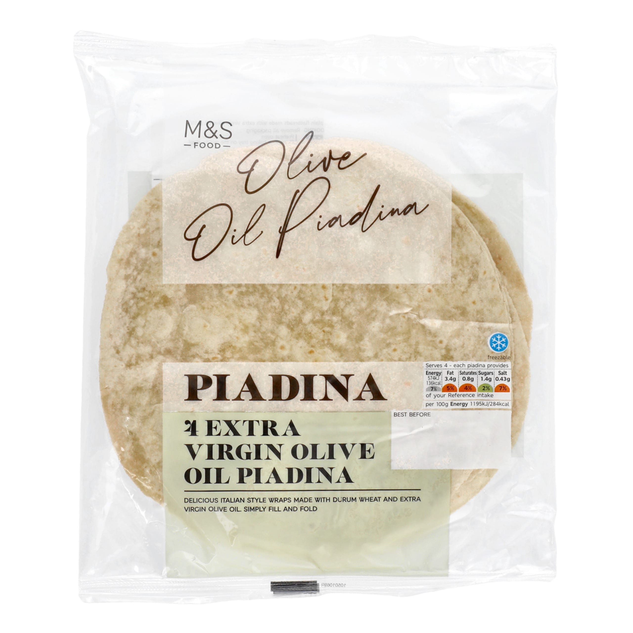 Extra Virgin Olive Oil Piadina 1 of 2
