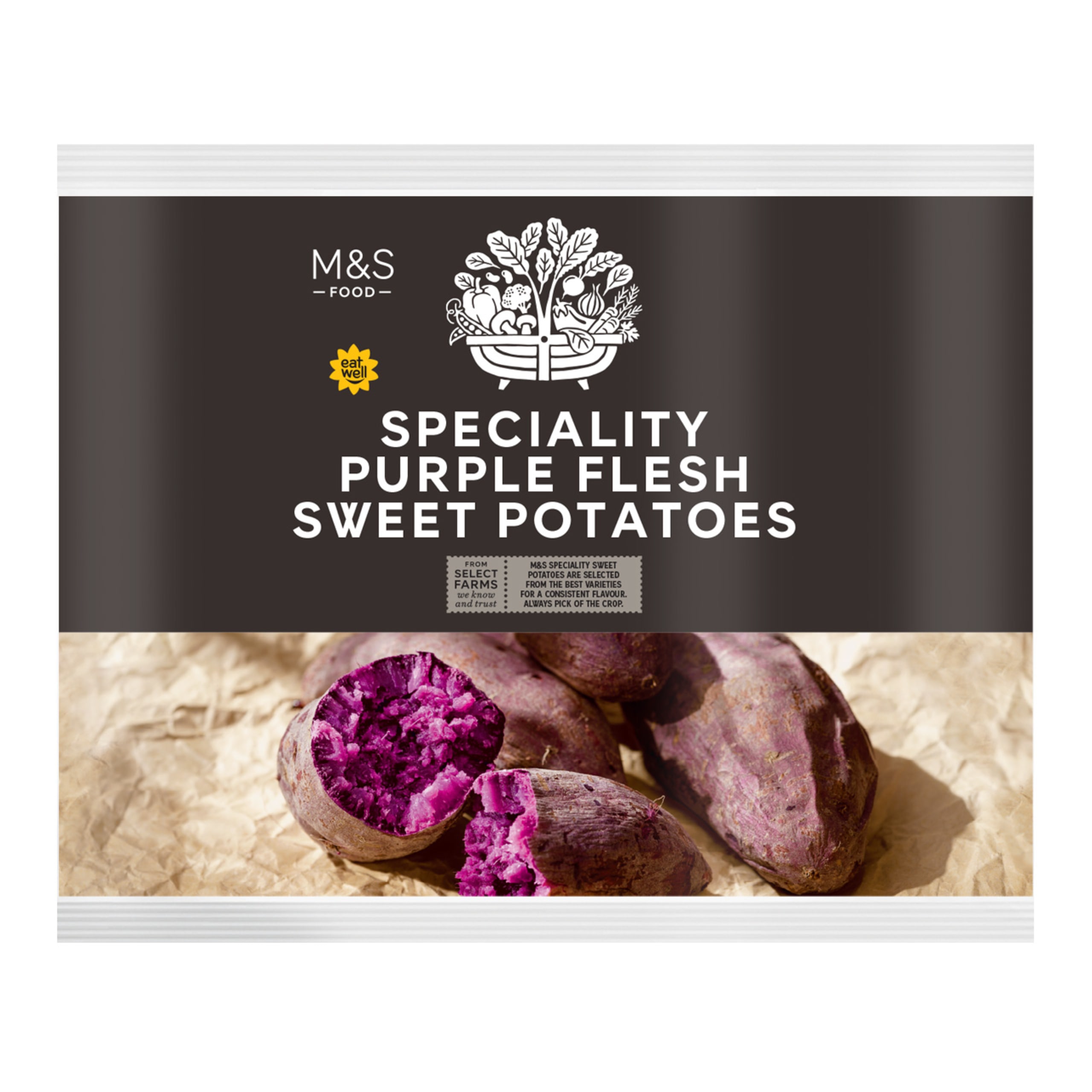 Speciality Purple Flesh Sweet Potatoes 1 of 2