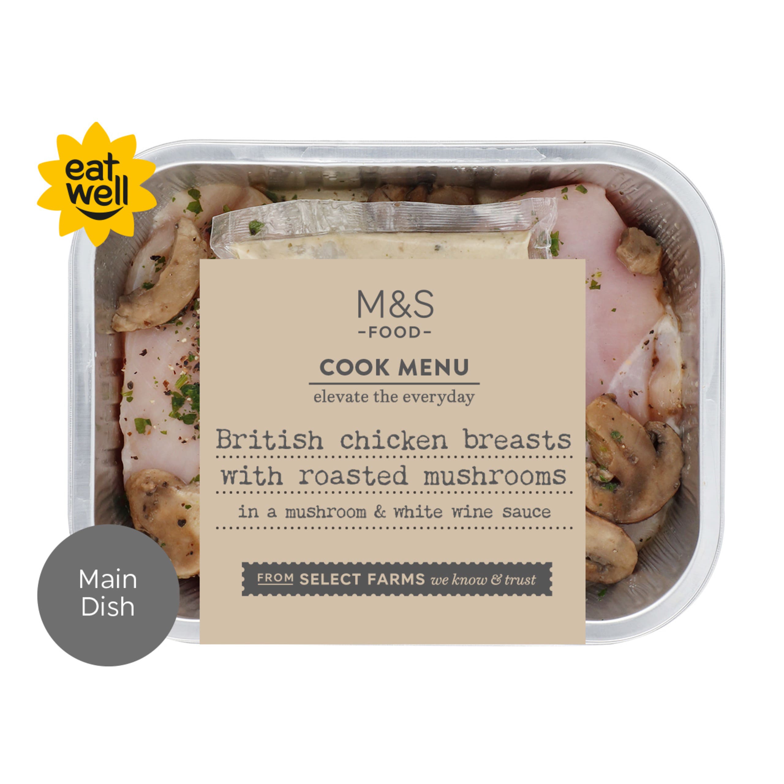 British Chicken Breasts with Roasted Mushrooms 1 of 1