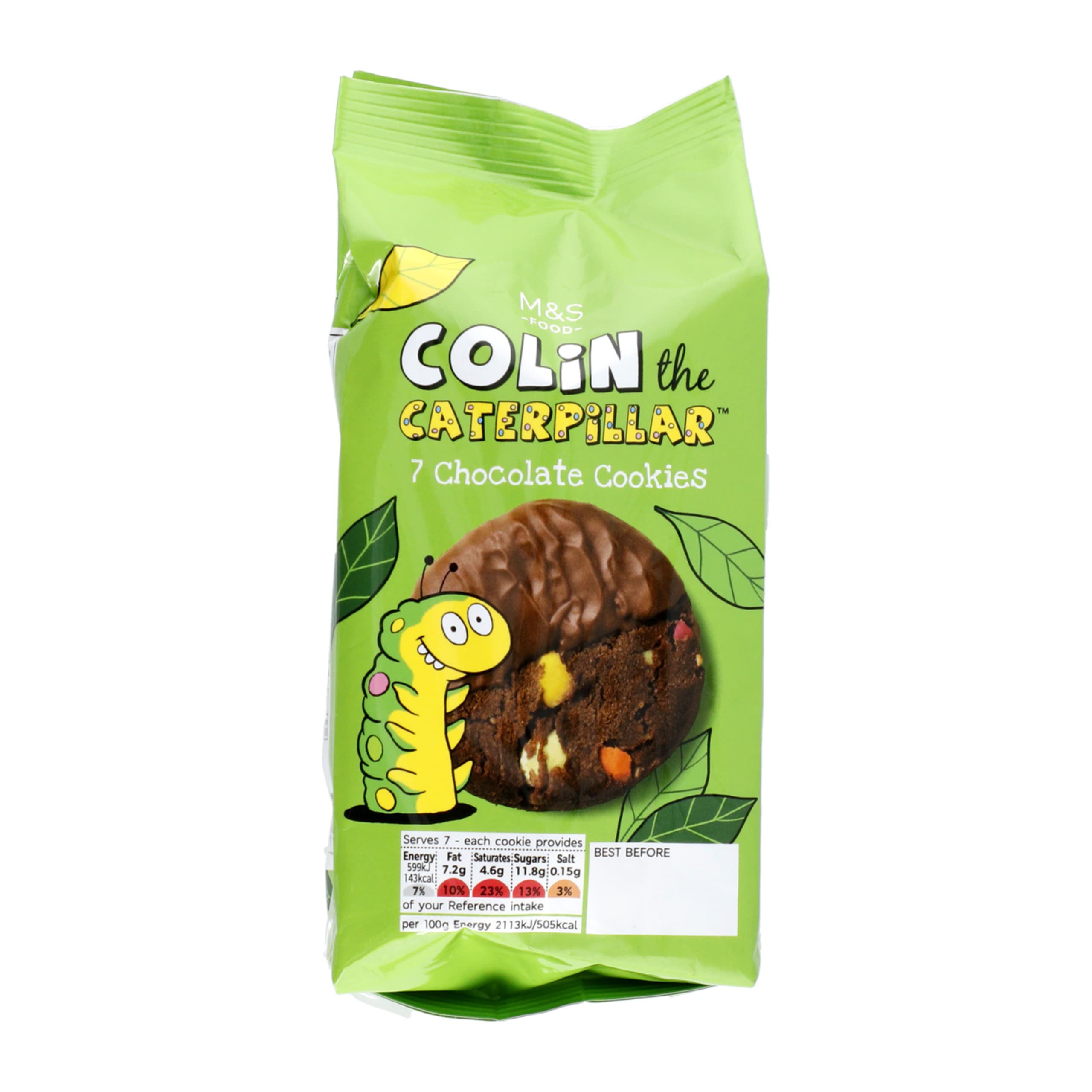 Colin the Caterpillar Chocolate Cookies 1 of 2