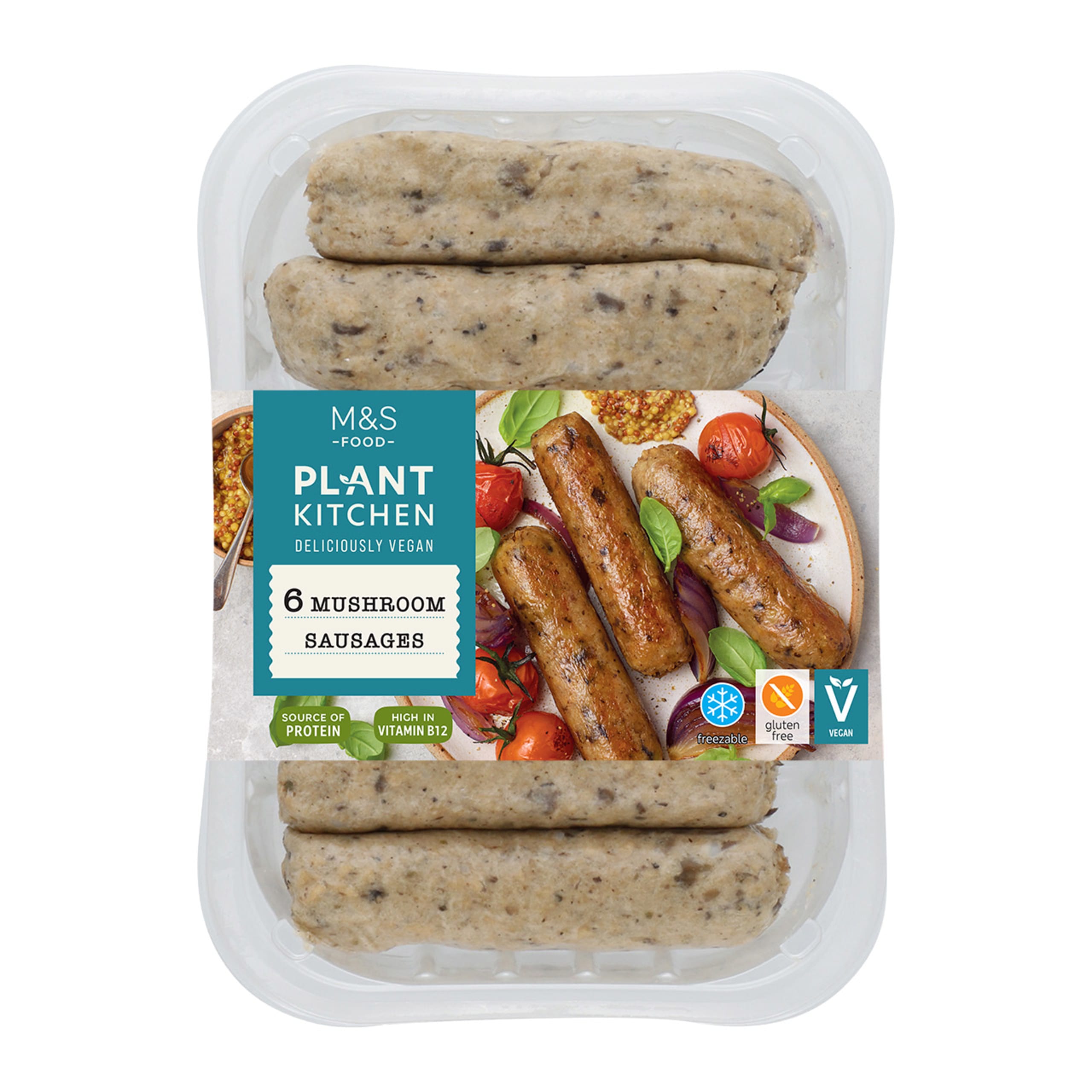 Plant Kitchen Mushroom Sausages 1 of 2
