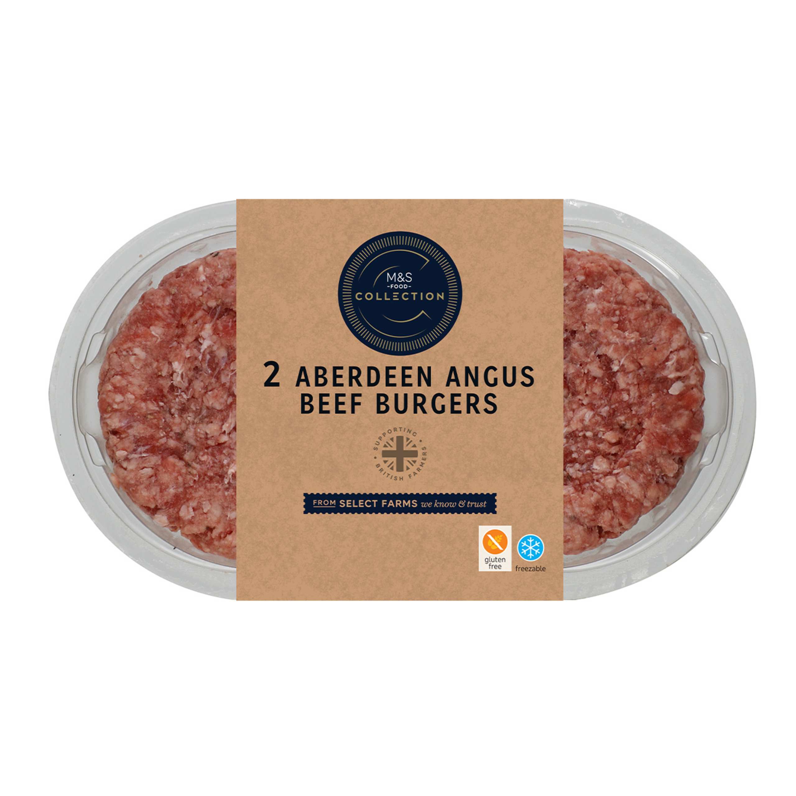 2 Aberdeen Angus Beef Burgers 1 of 1