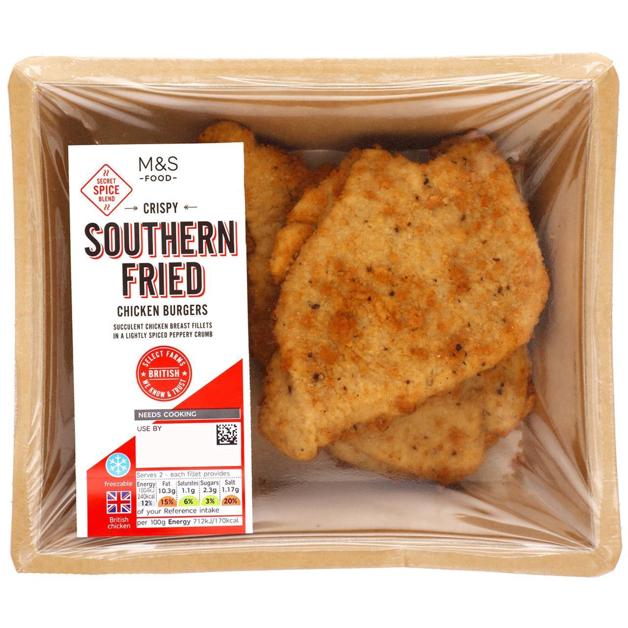 Crispy Southern Fried Chicken Burgers 1 of 4