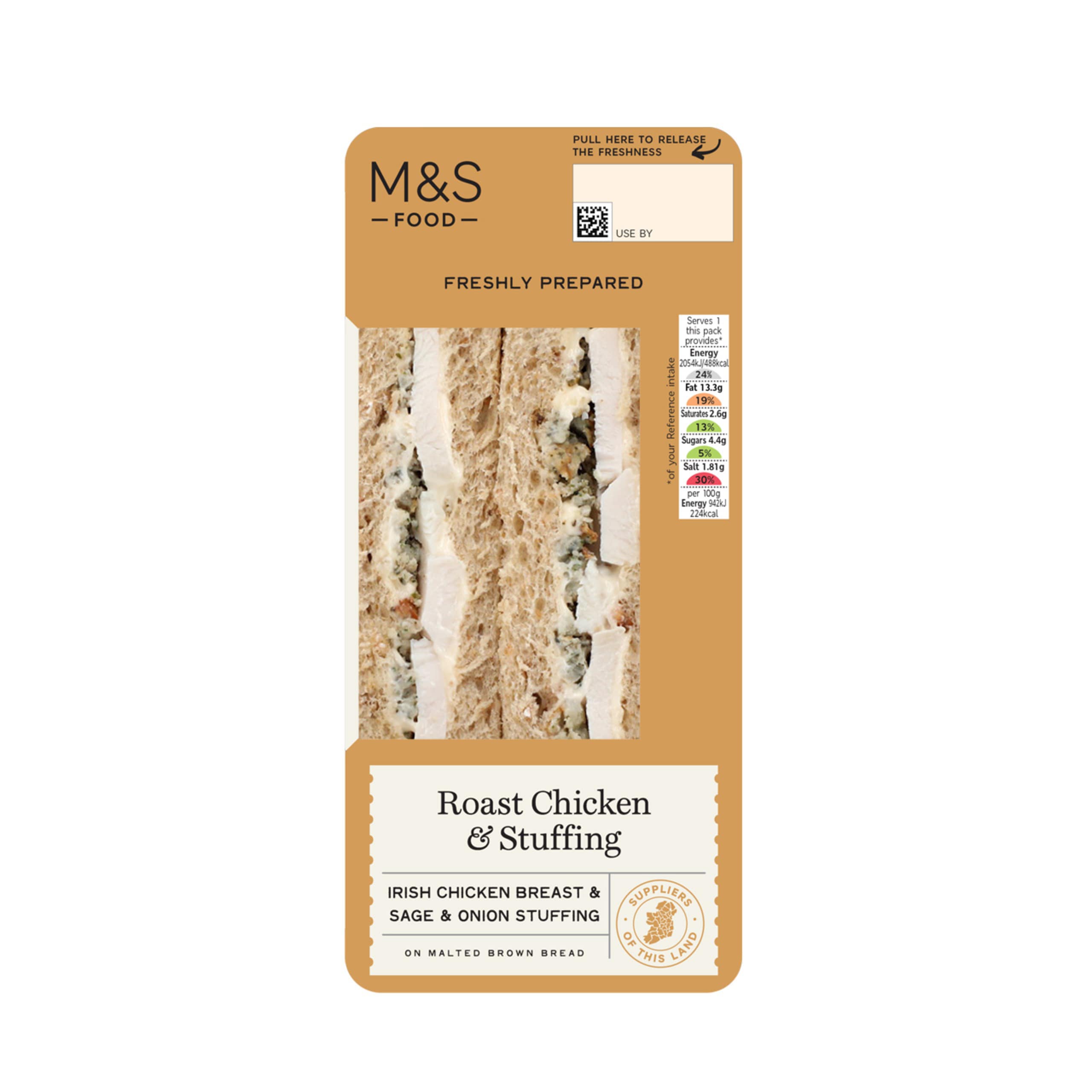 Roast Chicken and Stuffing Sandwich 1 of 1