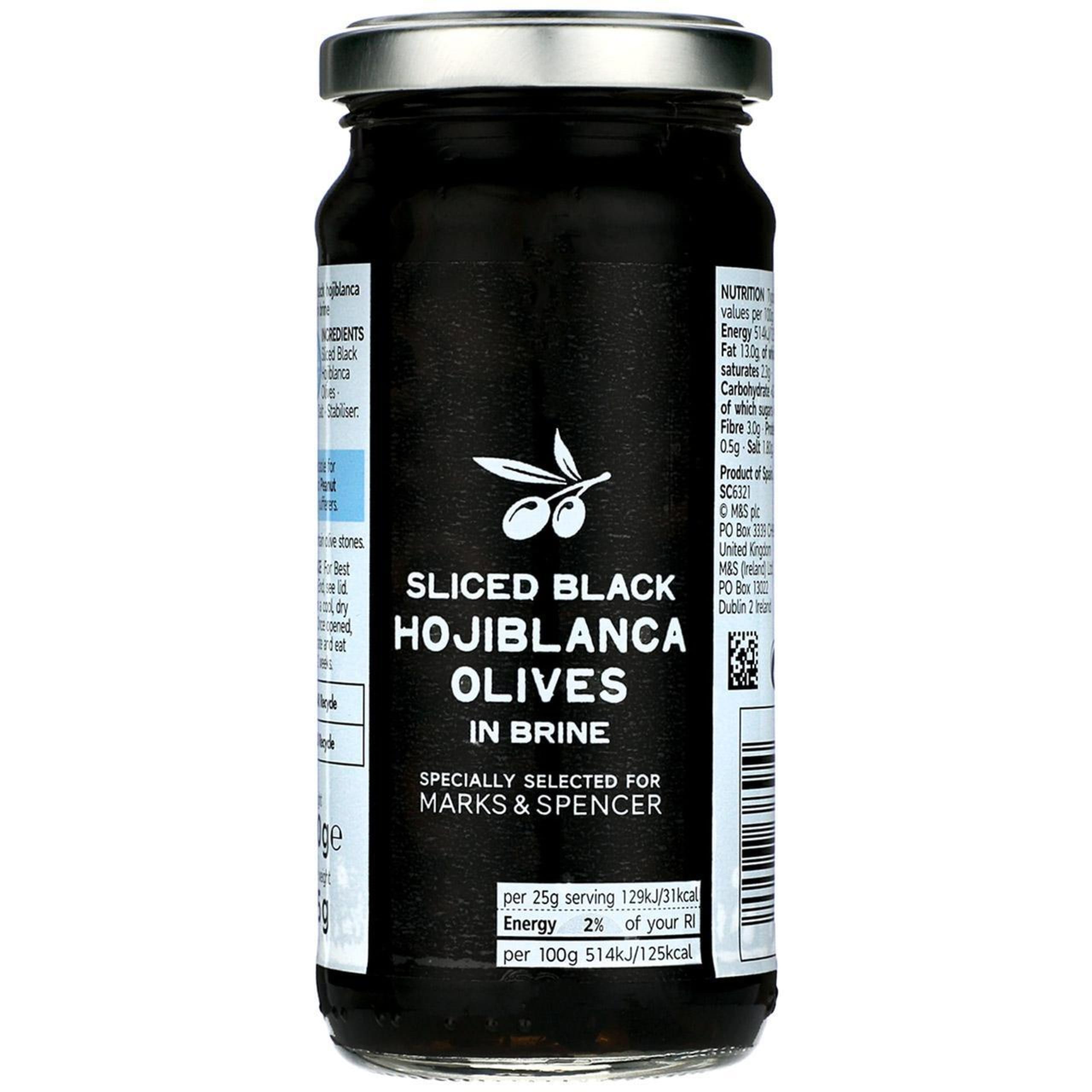 Sliced Black Hojiblanca Olives 1 of 1