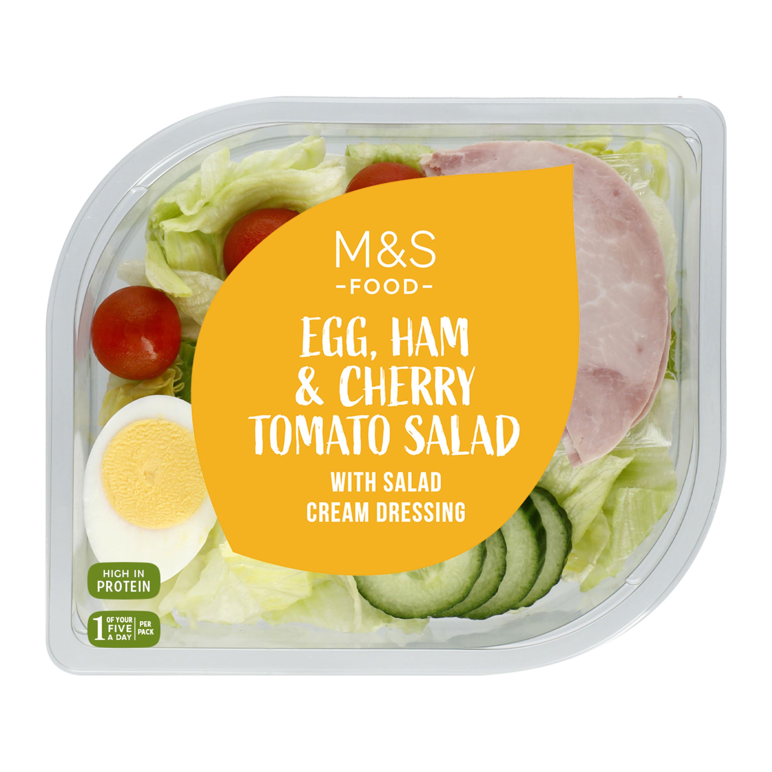 Egg, Ham & Cherry Tomato Salad 1 of 1