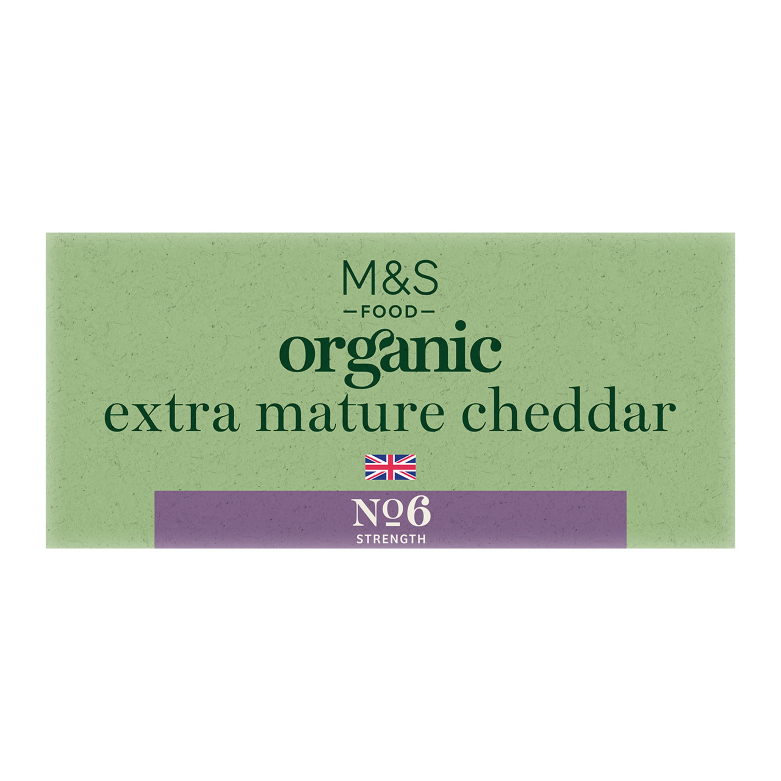Organic British Extra Mature Cheddar 1 of 1