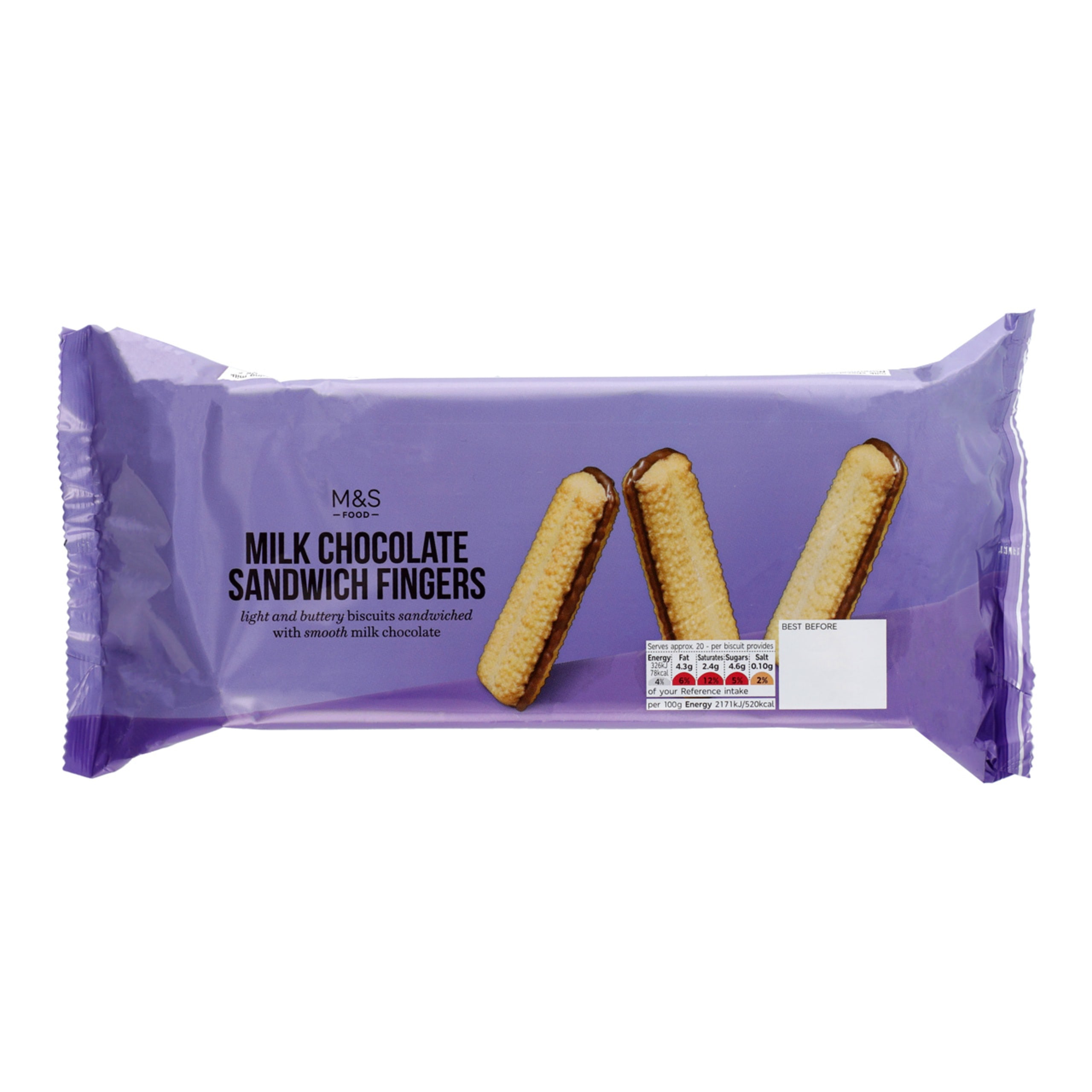 Milk Chocolate Sandwich Fingers 1 of 1
