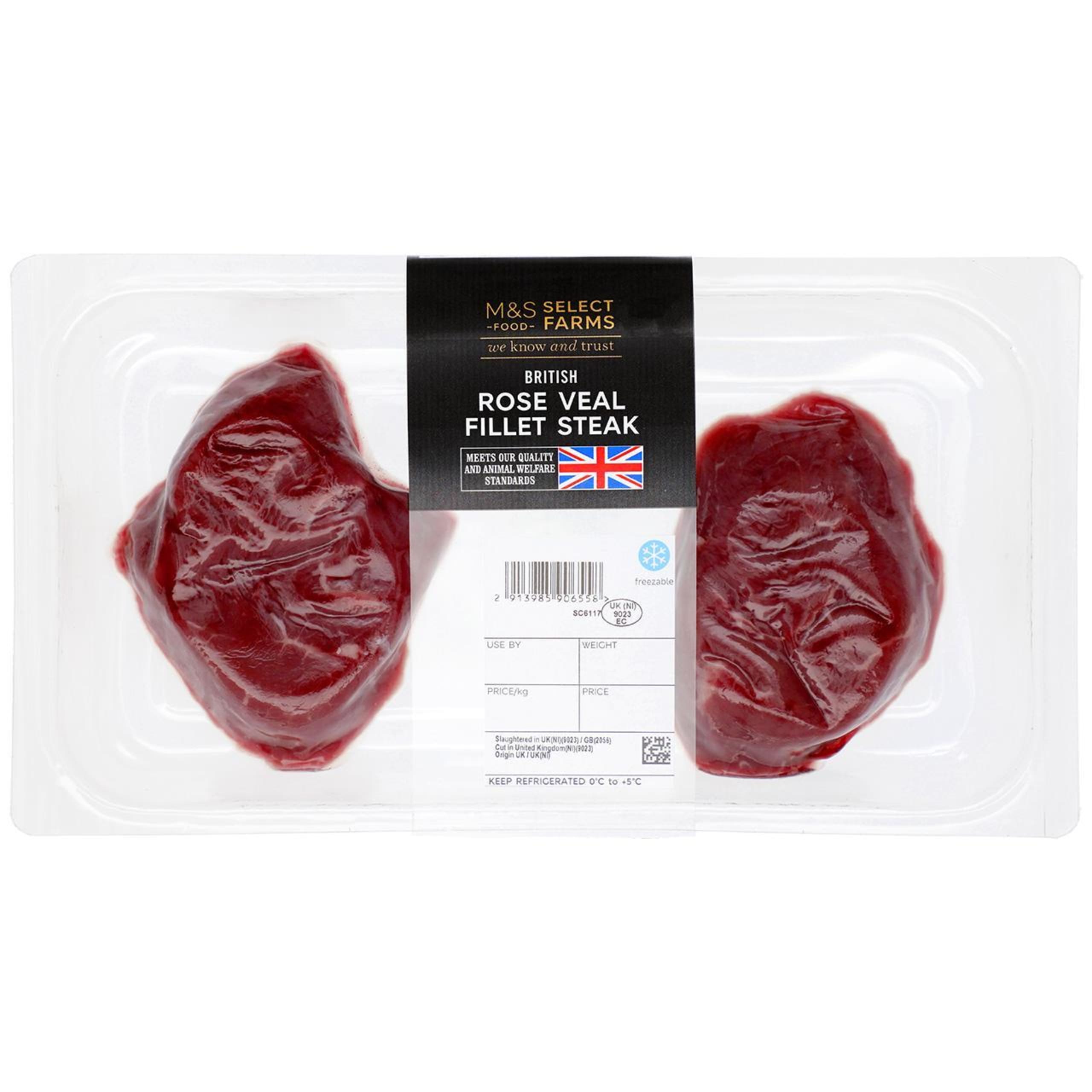 British Rose Veal Fillet Steak 1 of 1