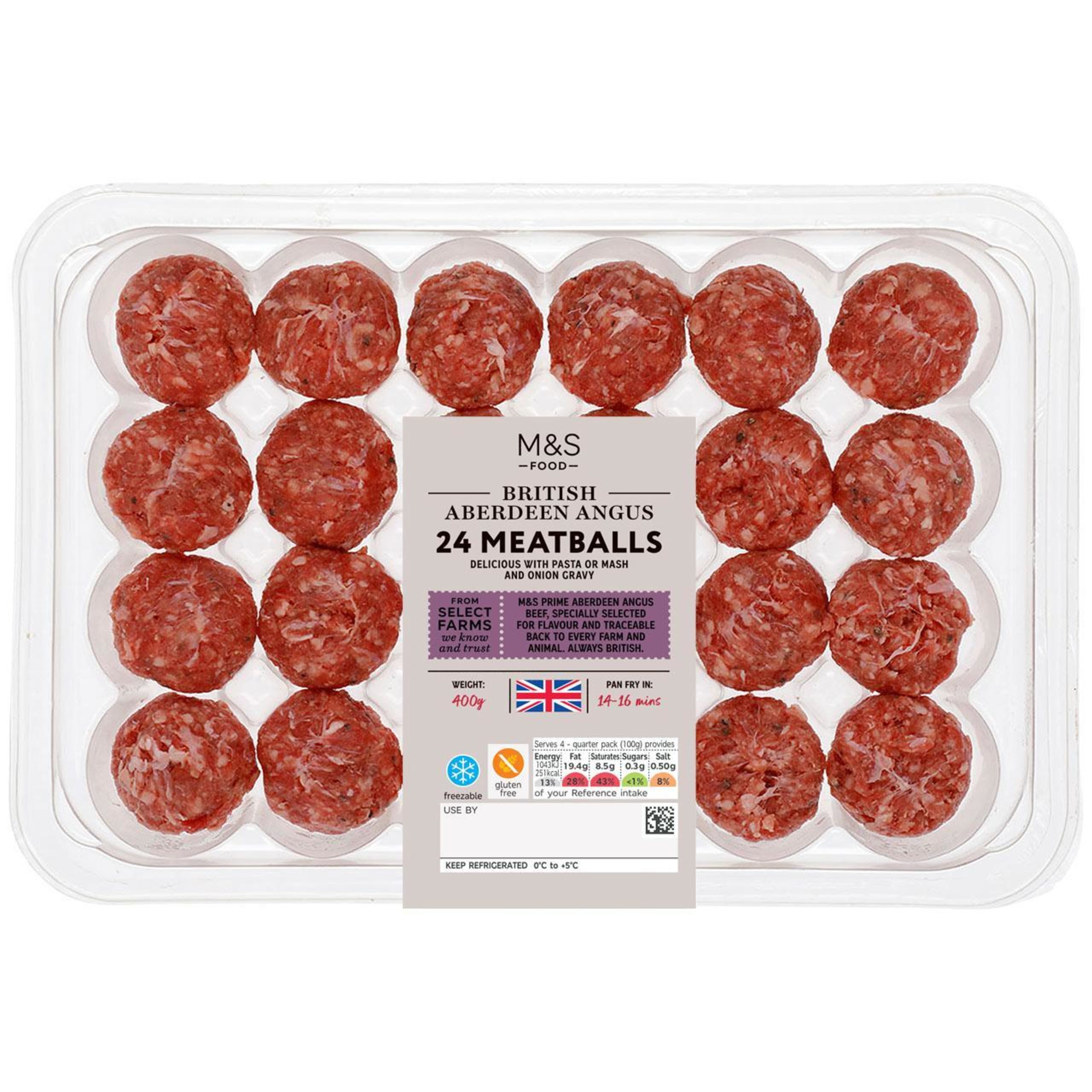 British Aberdeen Angus Beef Meatballs 1 of 1