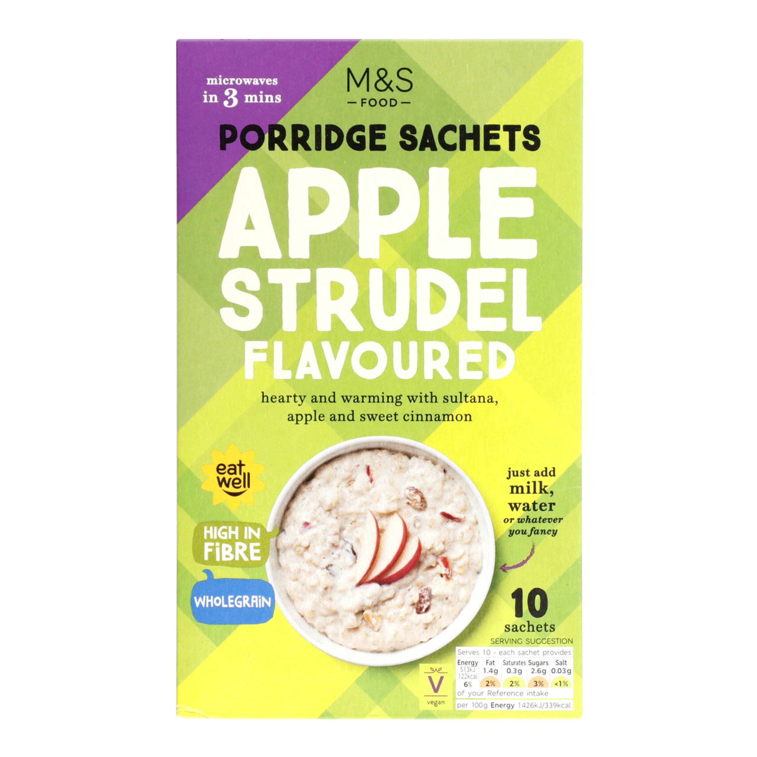Apple Strudel Porridge Sachets 1 of 1
