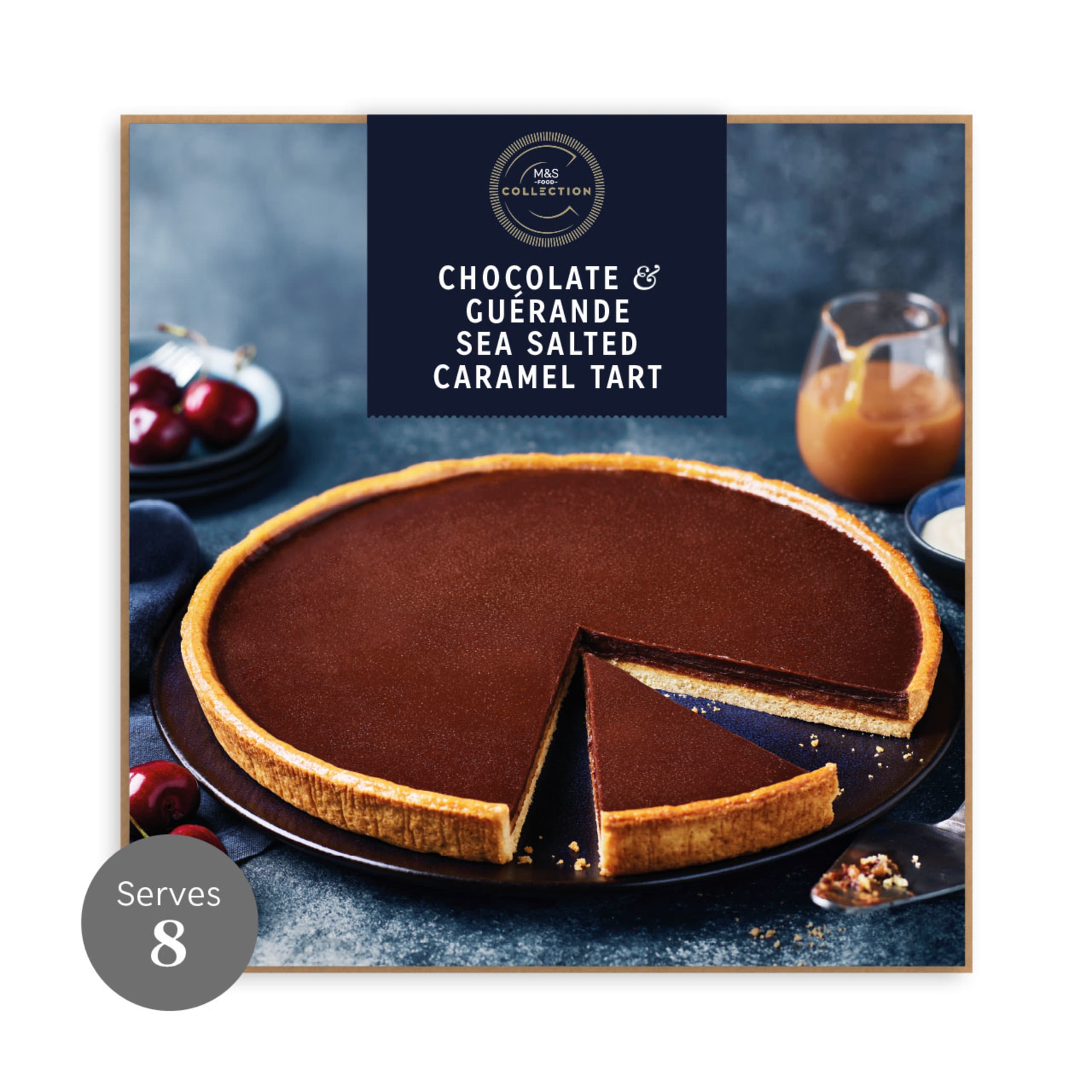 Collection Chocolate and Guérande Sea Salted Caramel Tart 1 of 1