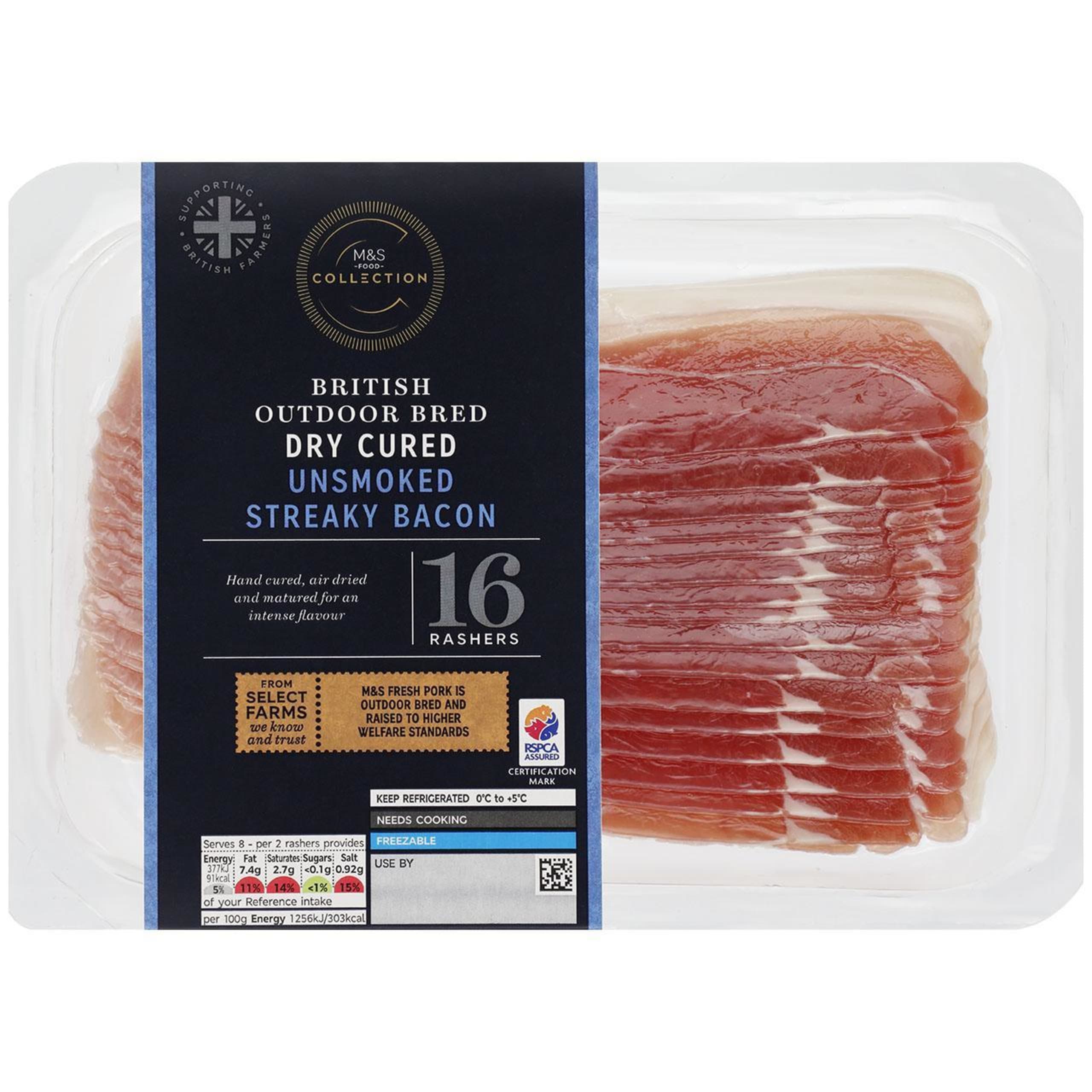 Collection British Unsmoked Streaky Bacon 1 of 1